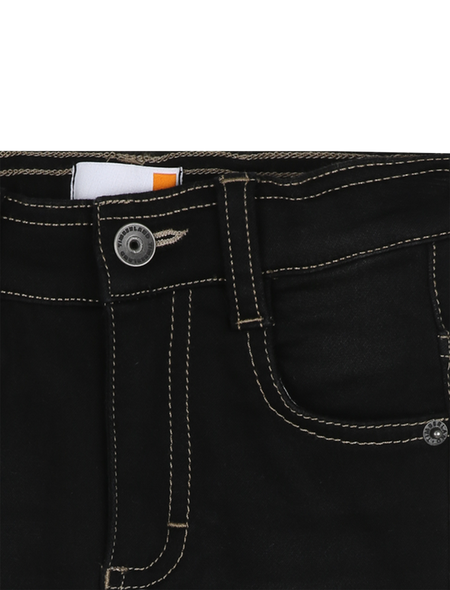 Knitted denim trousers