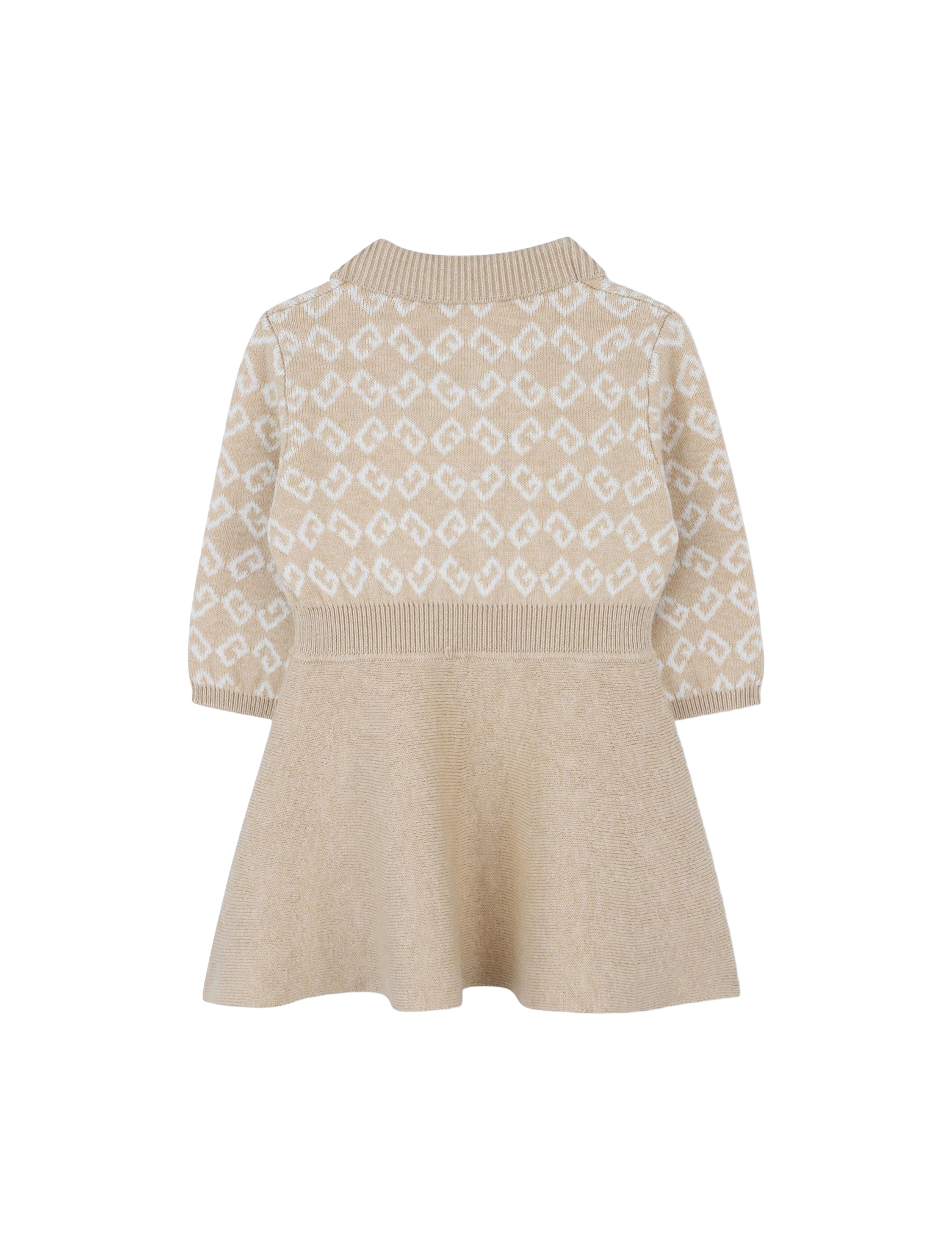 Knitted monogram dress