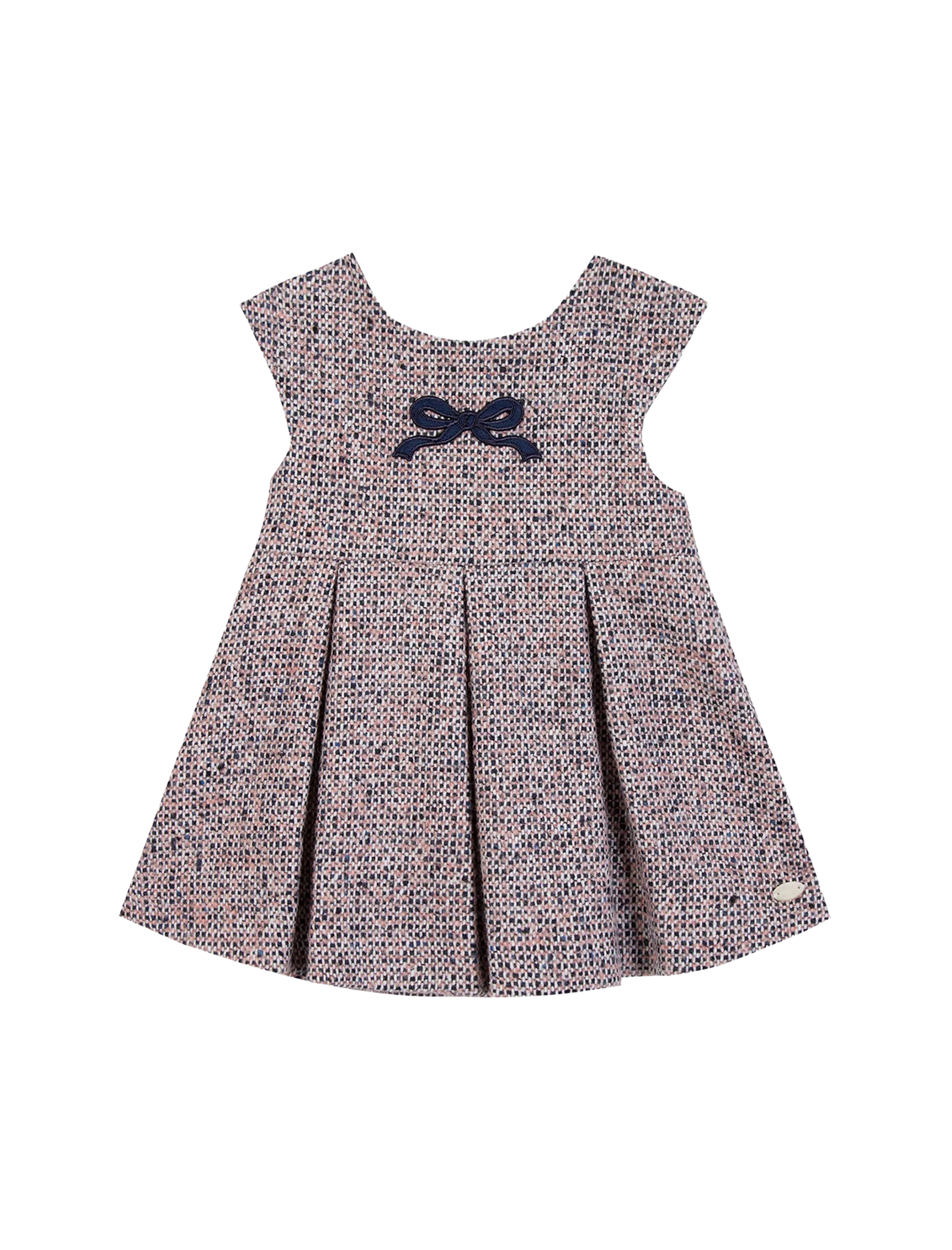 Knitted tweed dress