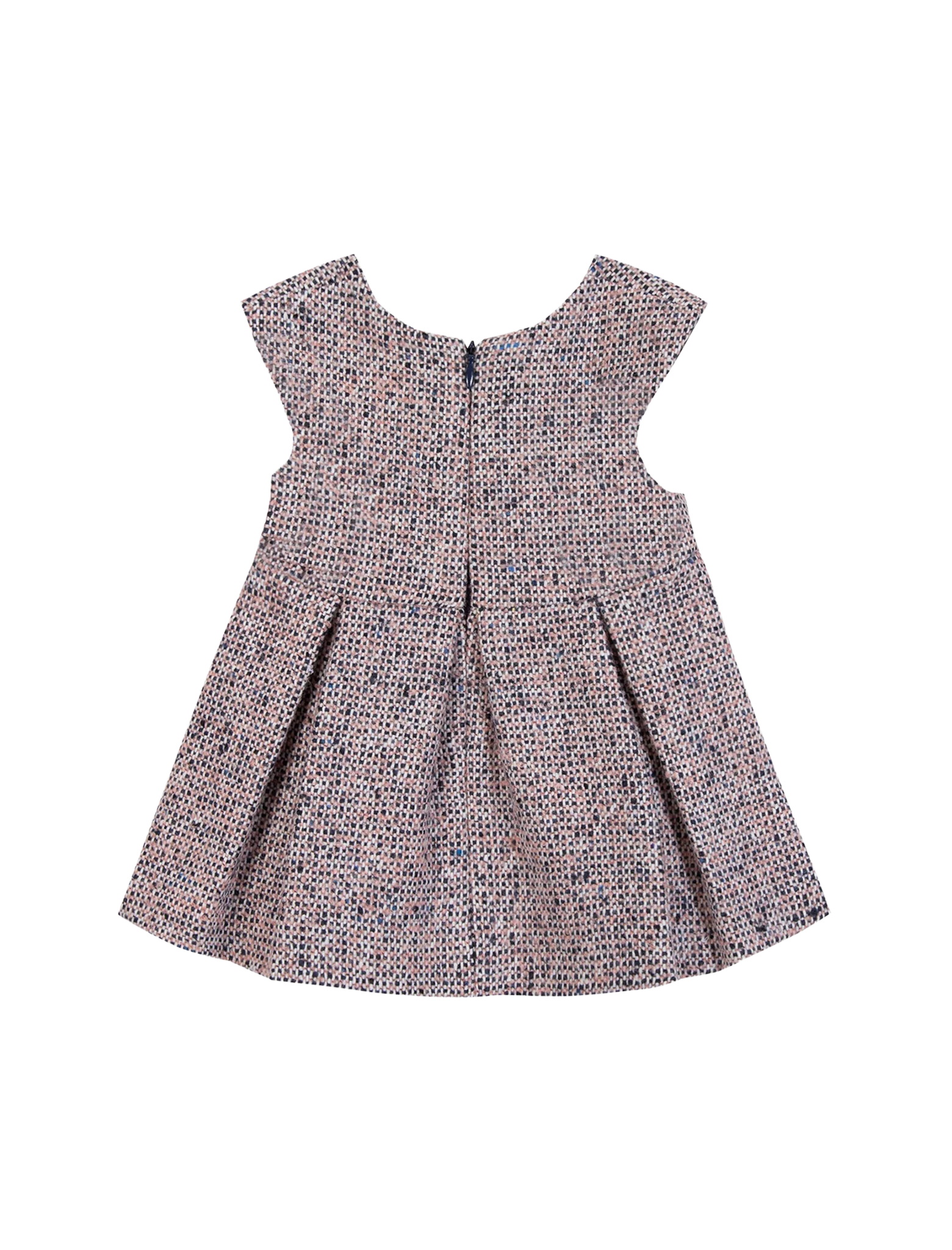 Knitted tweed dress