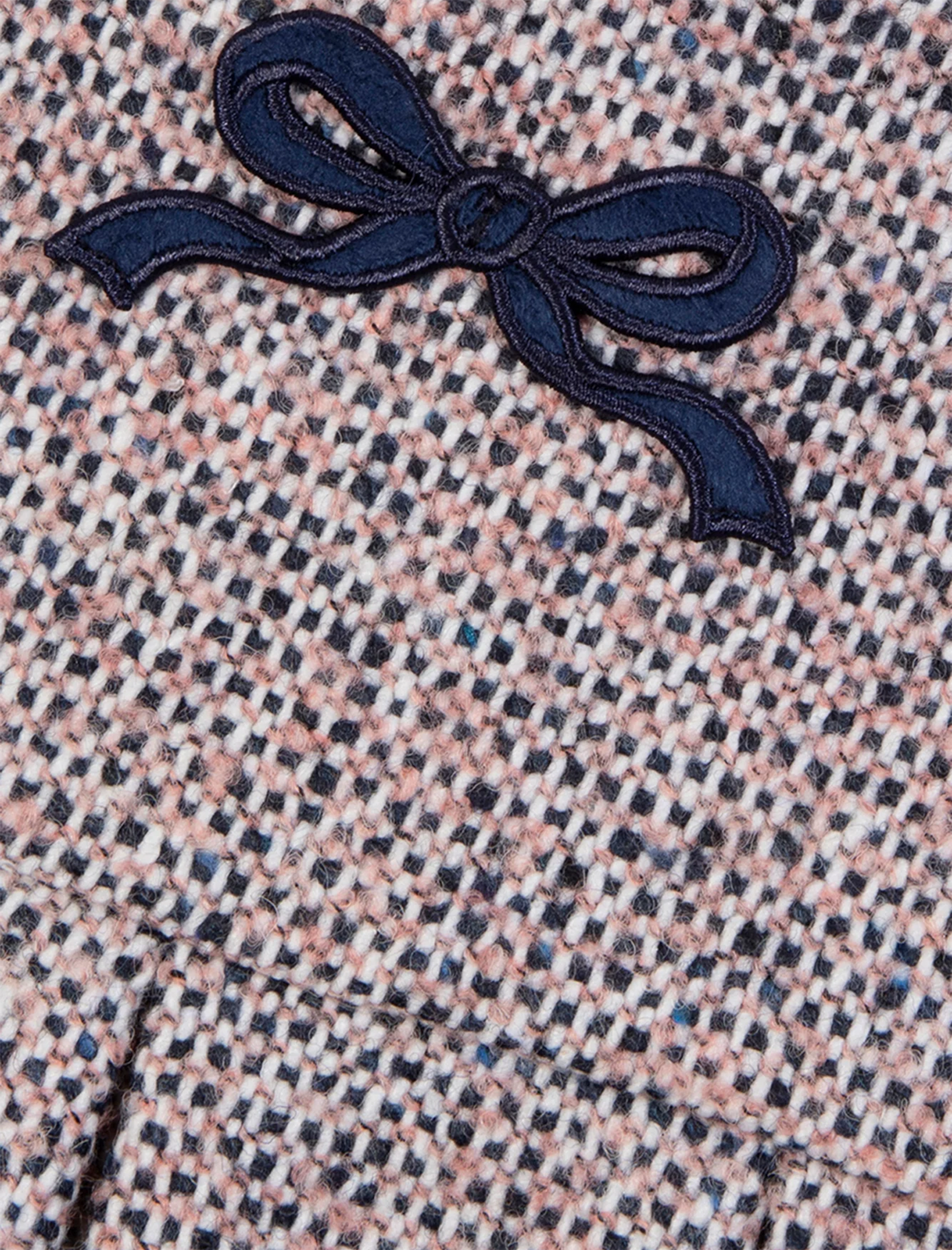 Knitted tweed dress