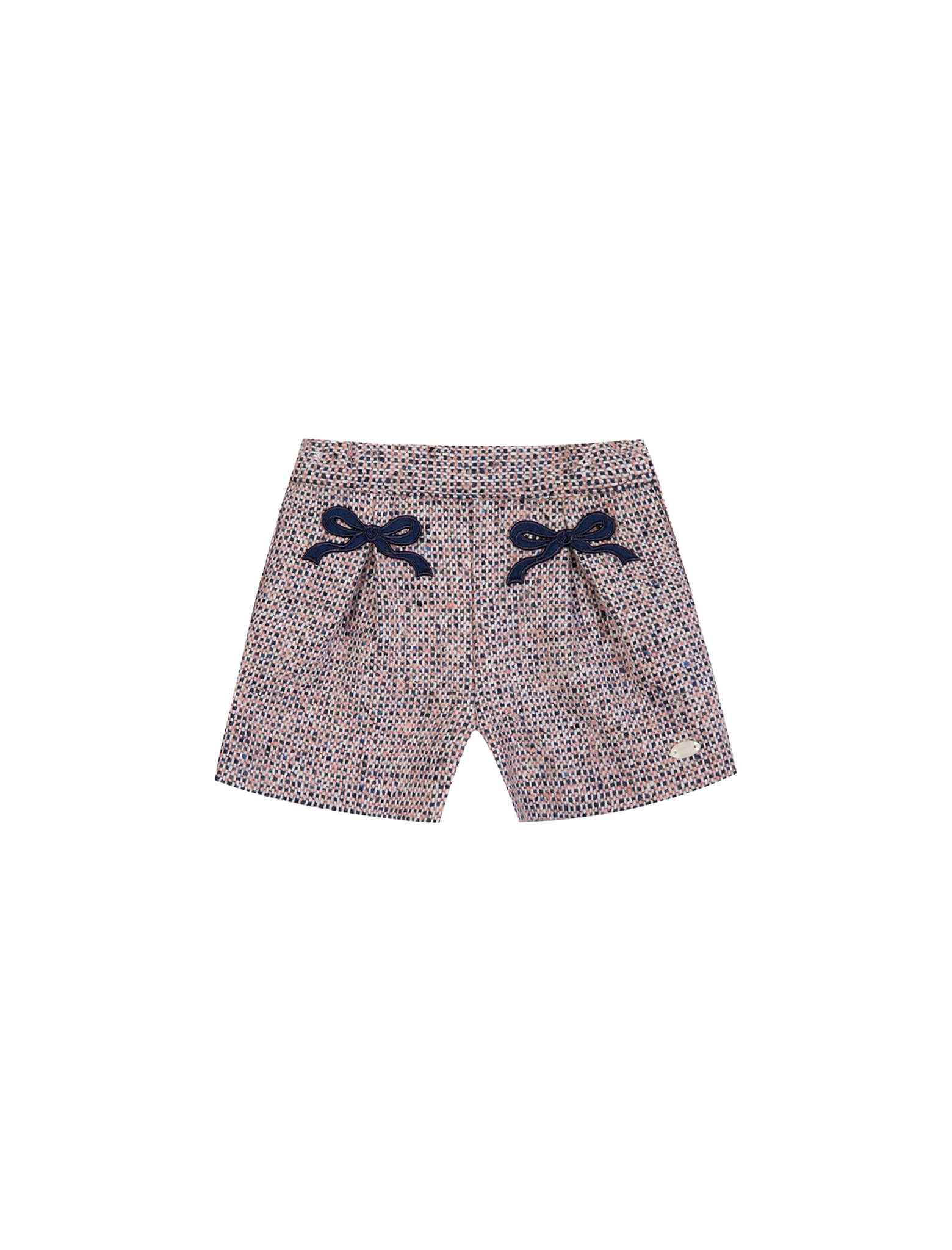 Knitted tweed short