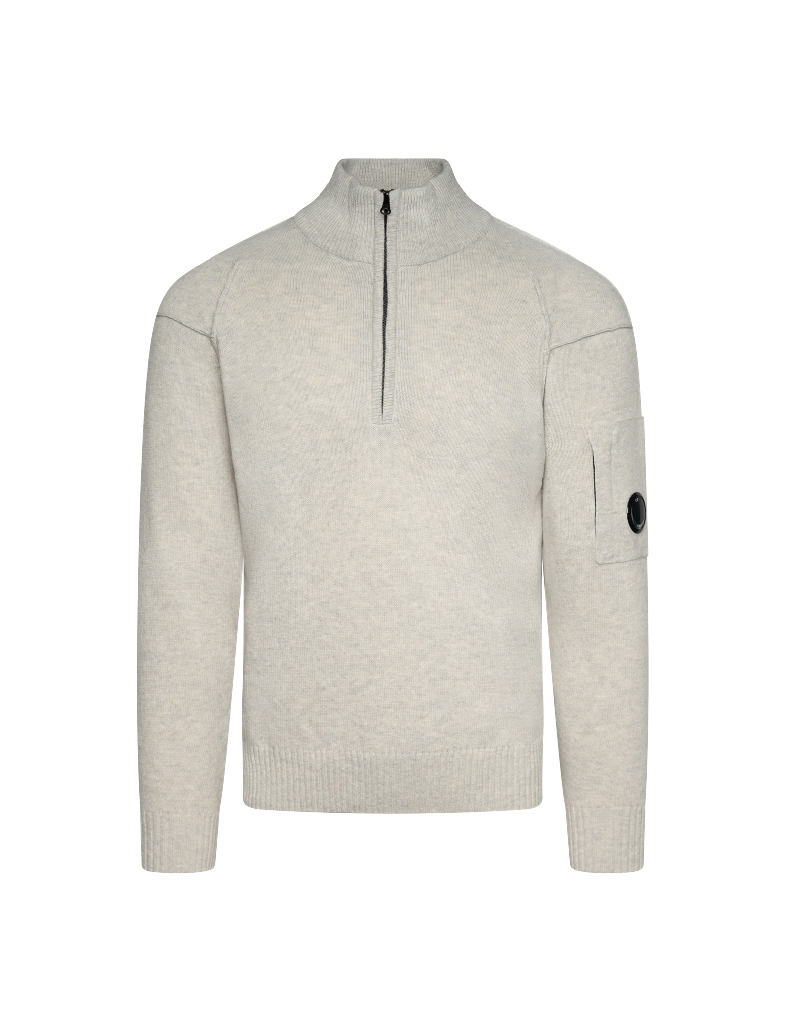 Lambswool GRS half zip sweater