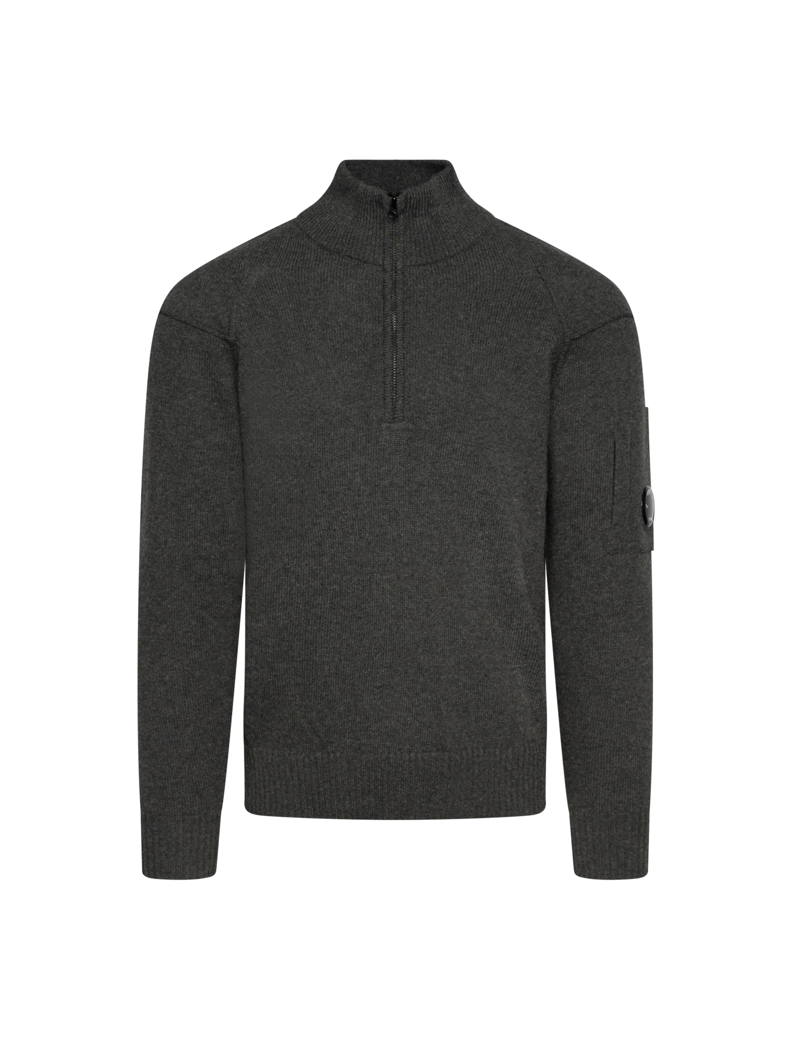 Lambswool GRS half zip sweater