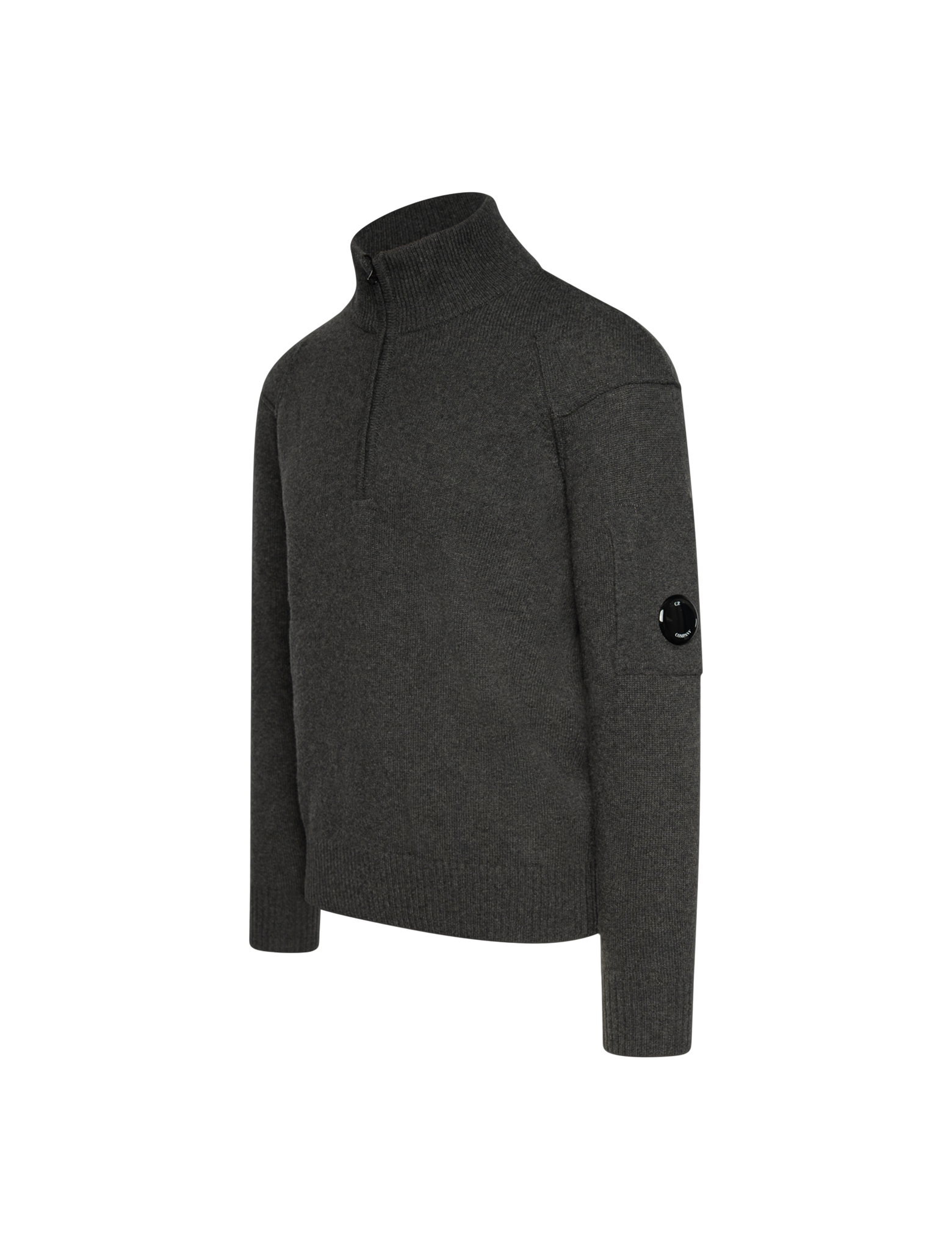 Lambswool GRS half zip sweater