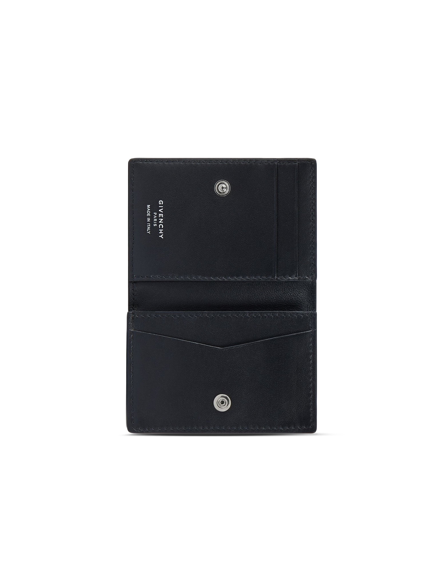 Leather flap card holder