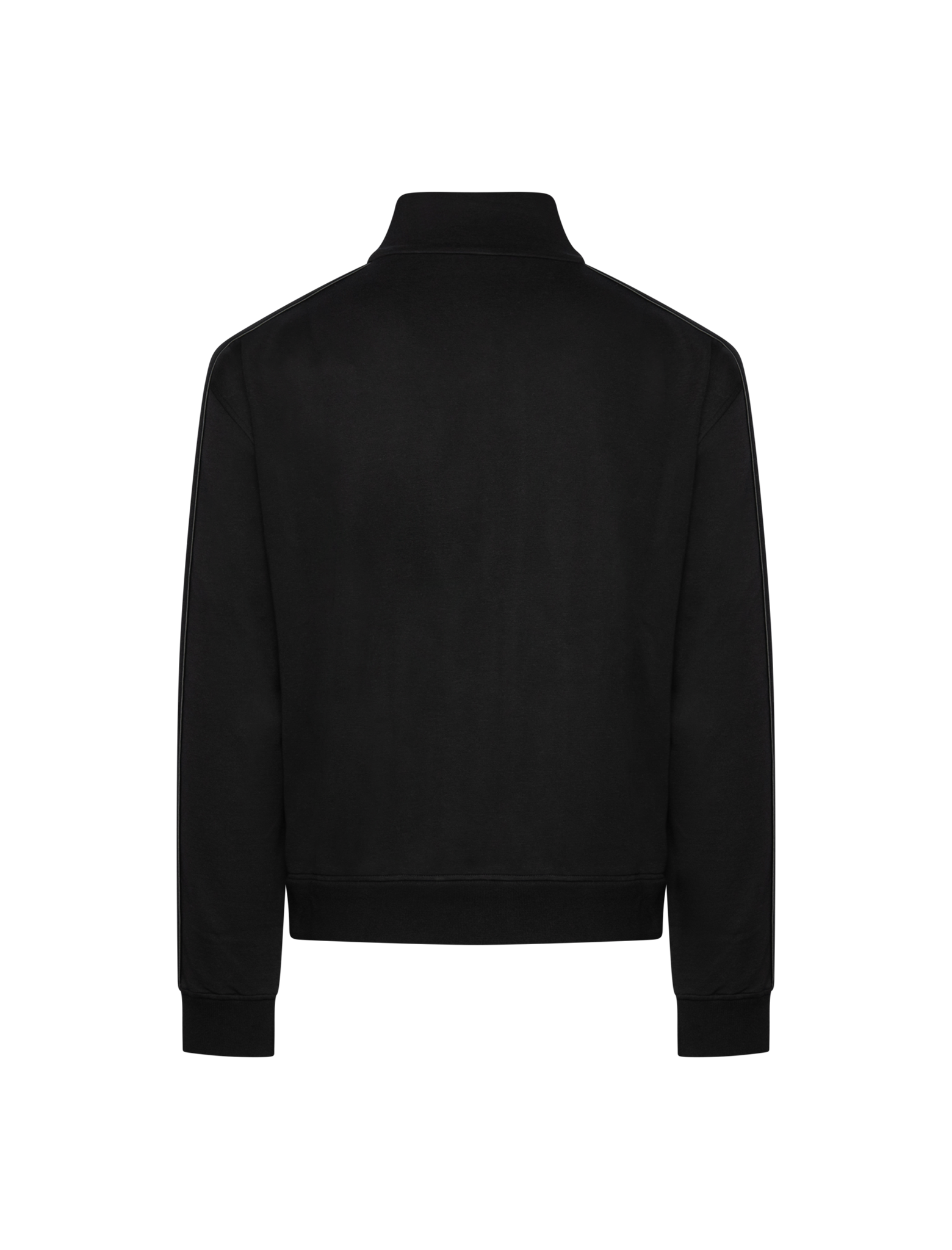 Patch zip-up cardigan jacket