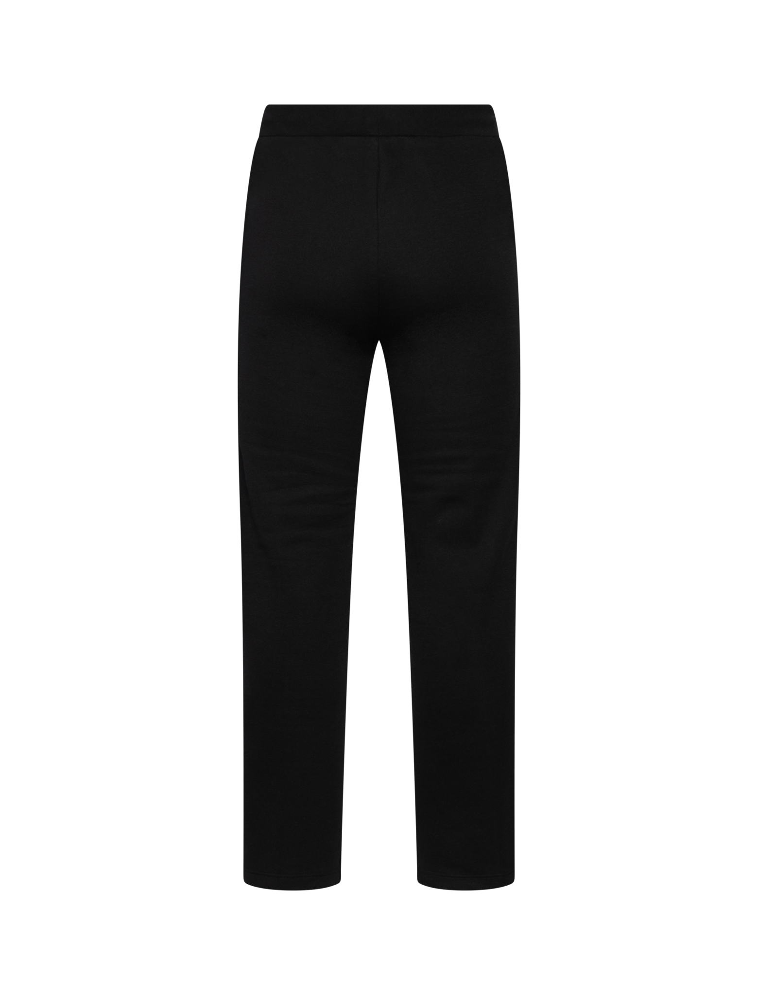 Leather patch jogging trousers