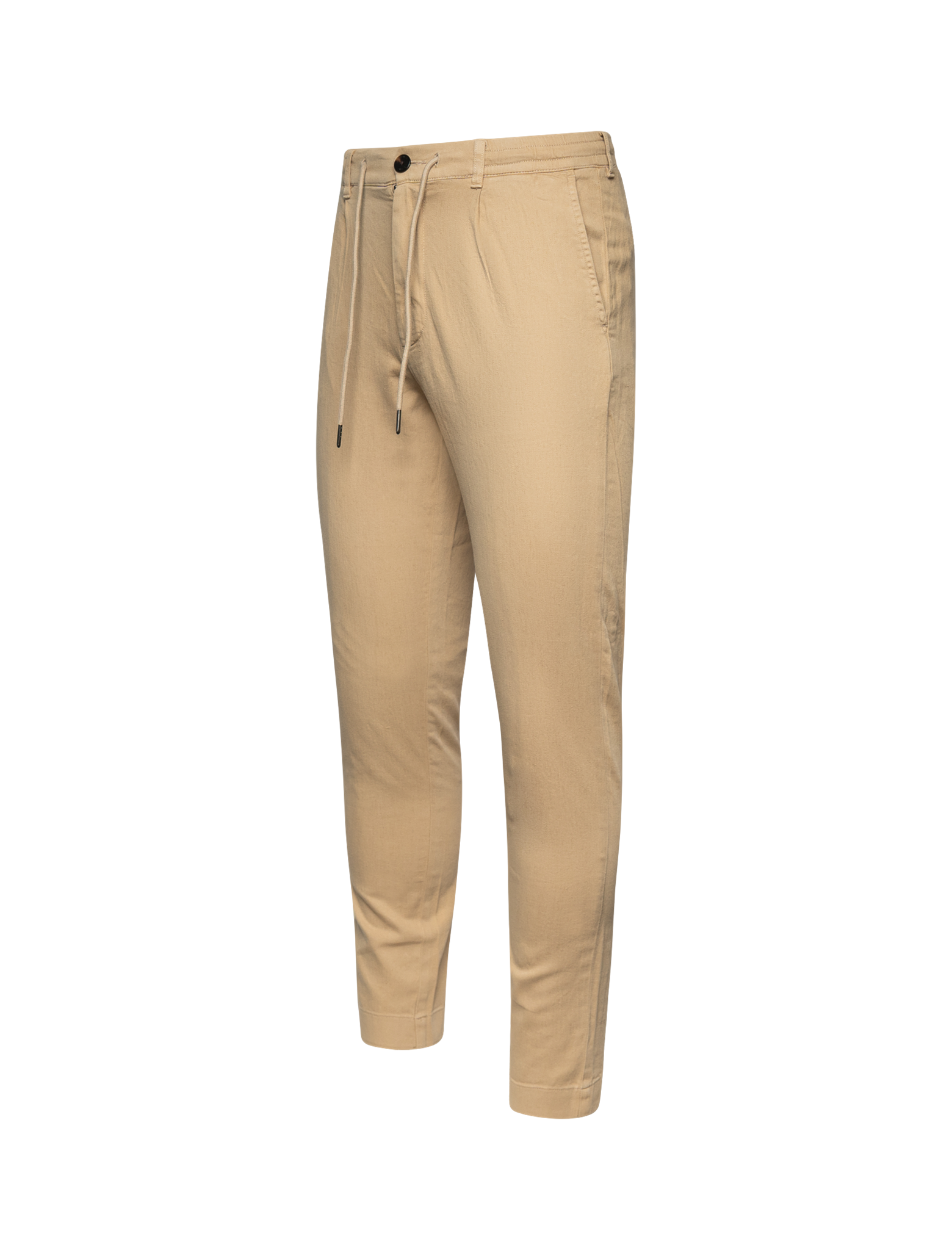 Linen blend trousers
