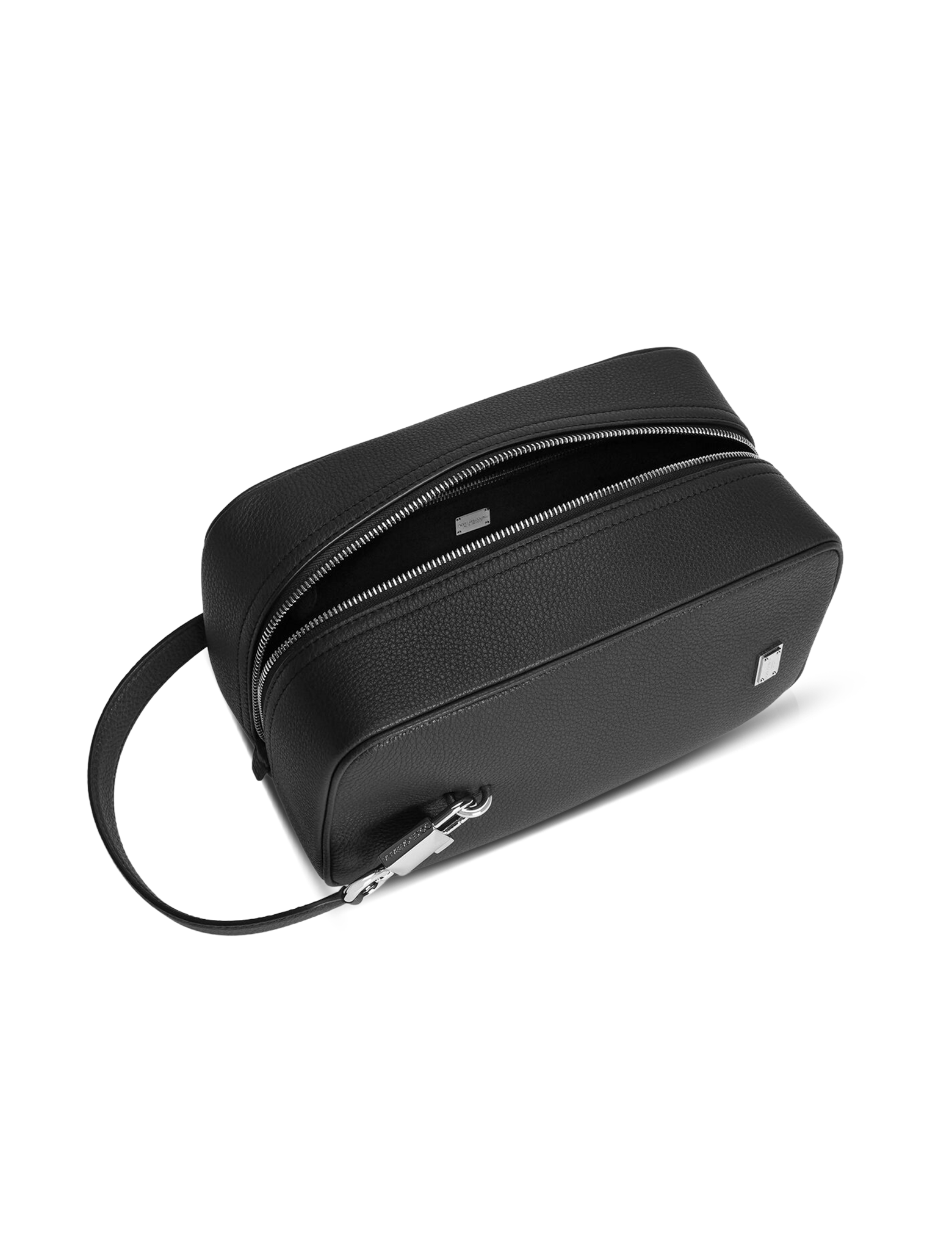 Lock calfskin handbag