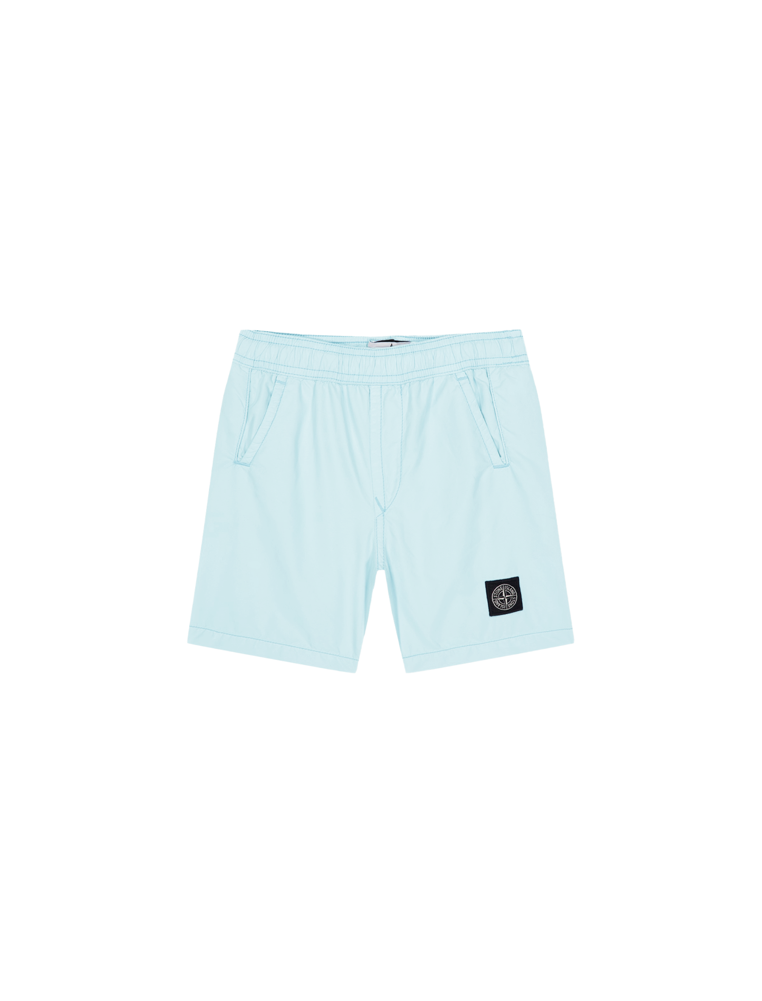 Logo brushed nylon swim shorts