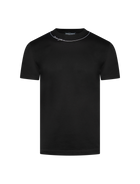 Logo embroidery cotton t-shirt