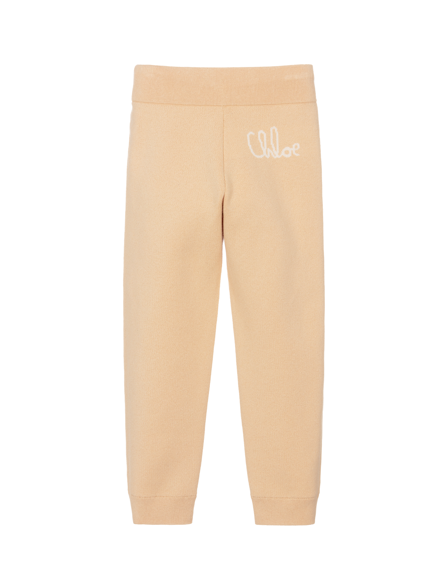 Logo knitted trousers