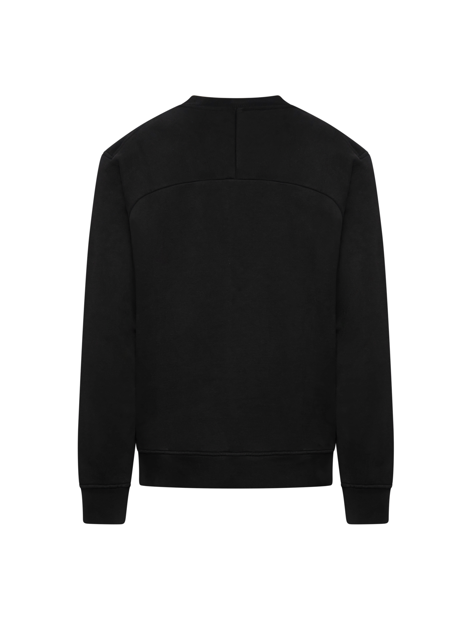 Logo patch crewneck sweatshirt