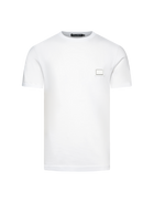 Logo plate cotton t-shirt