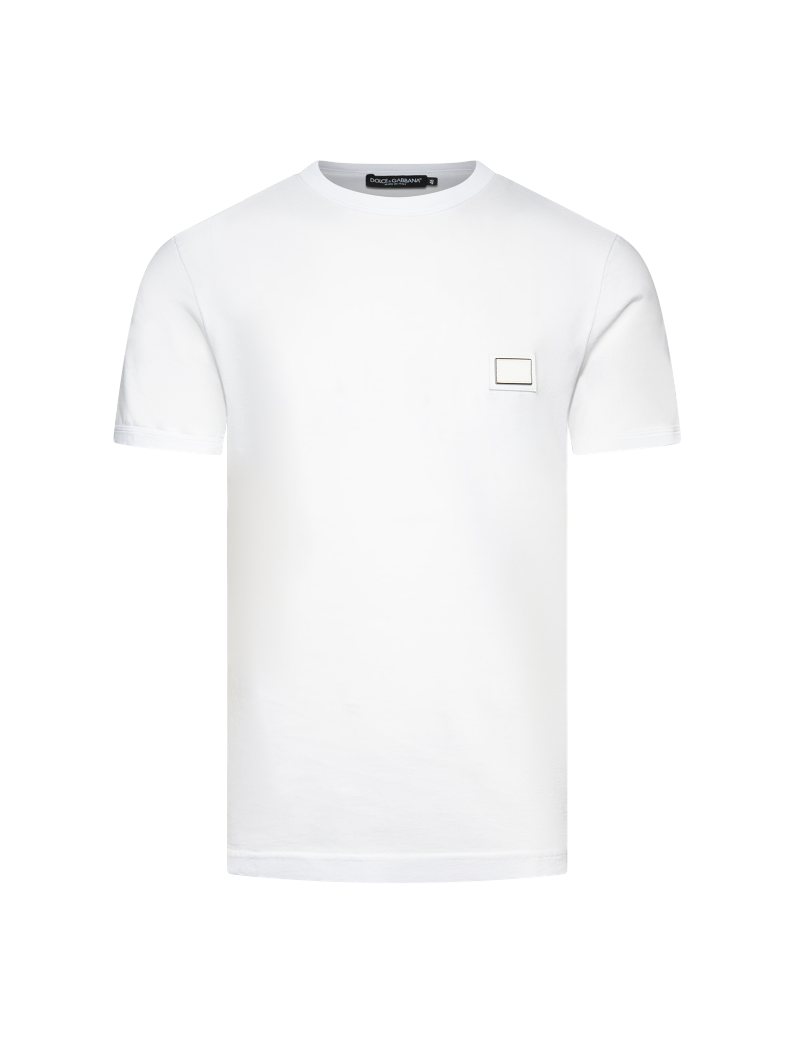 Logo plate cotton t-shirt