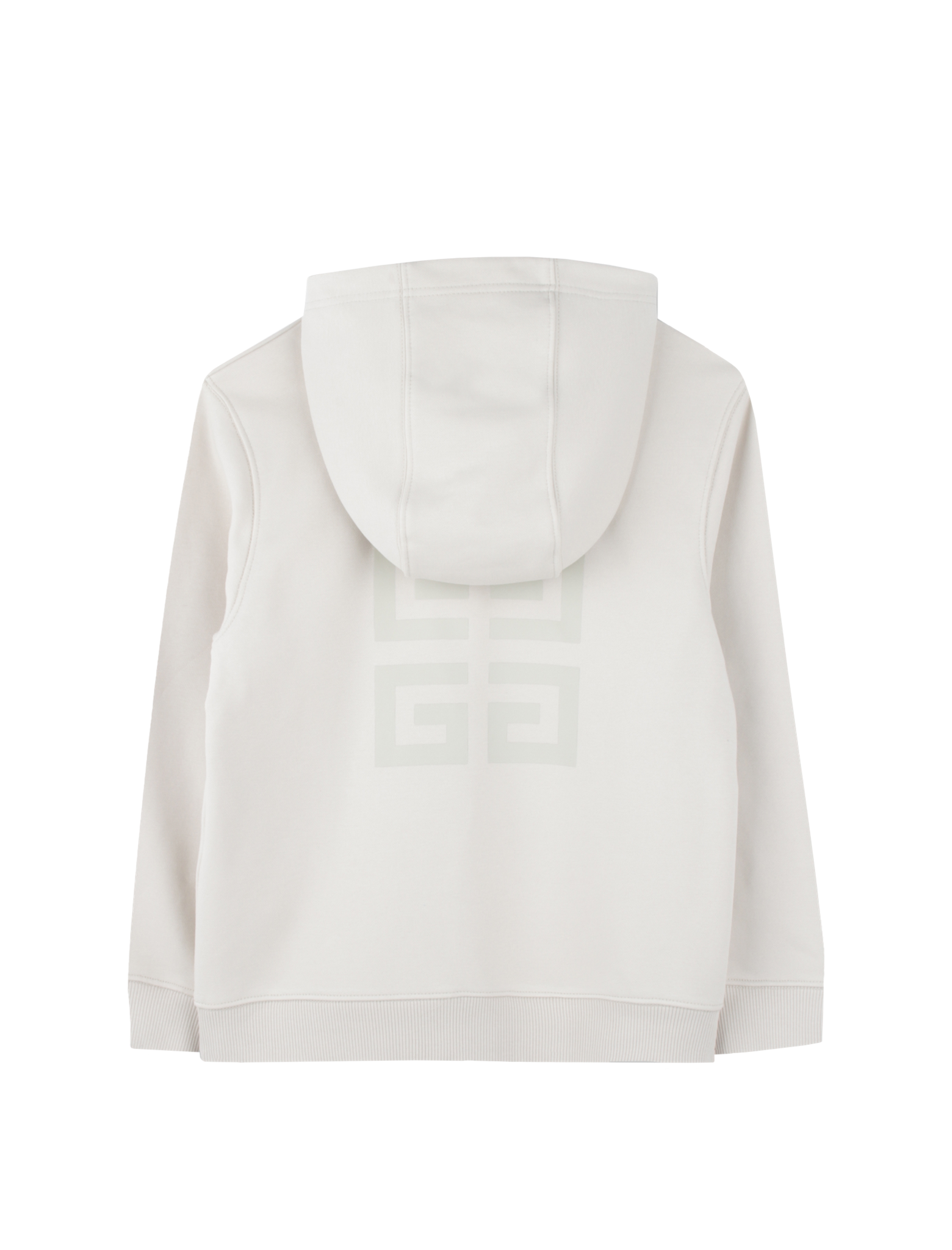Logo print zipped hooded vest