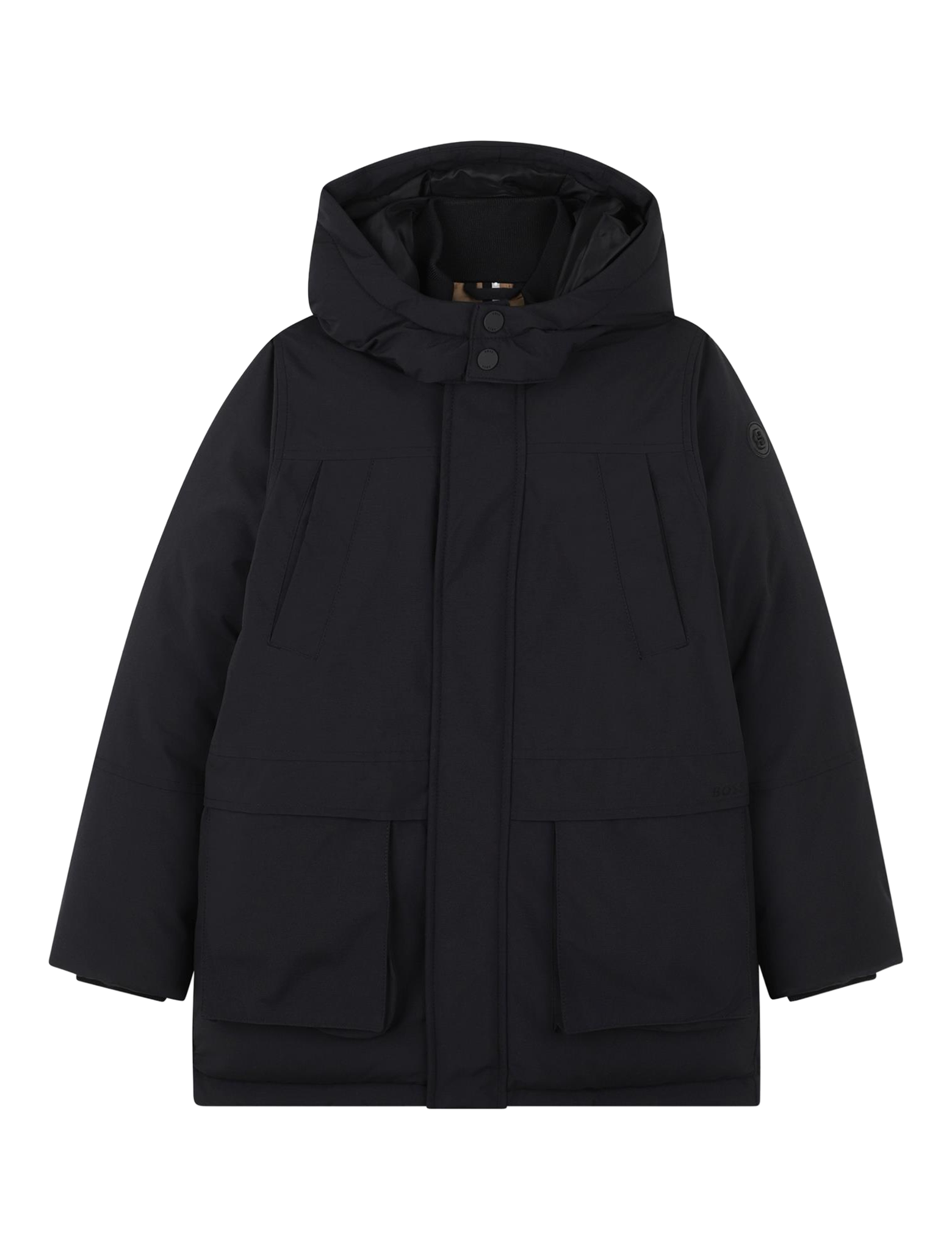 Long padded parka jacket