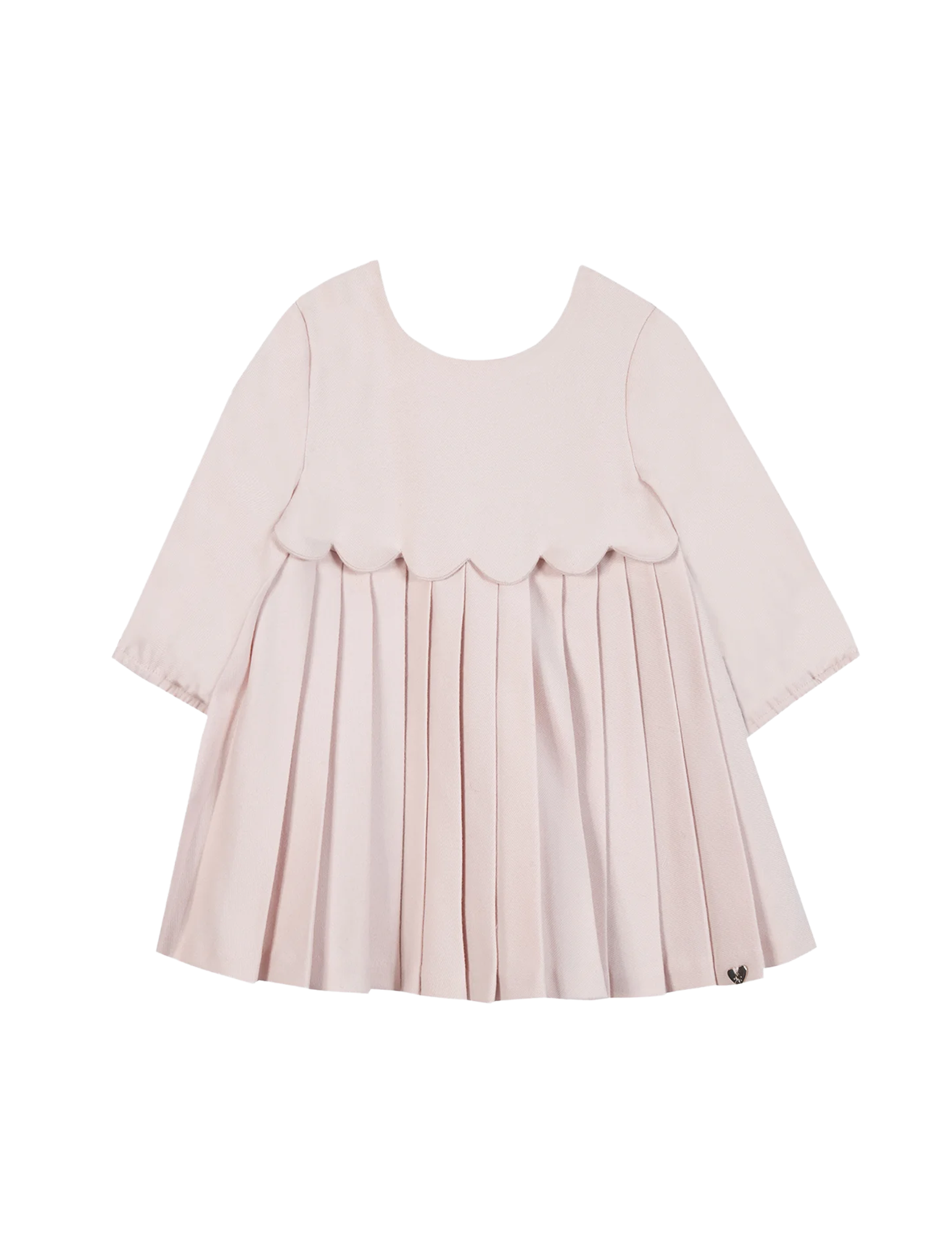 Long sleeve pleats dress