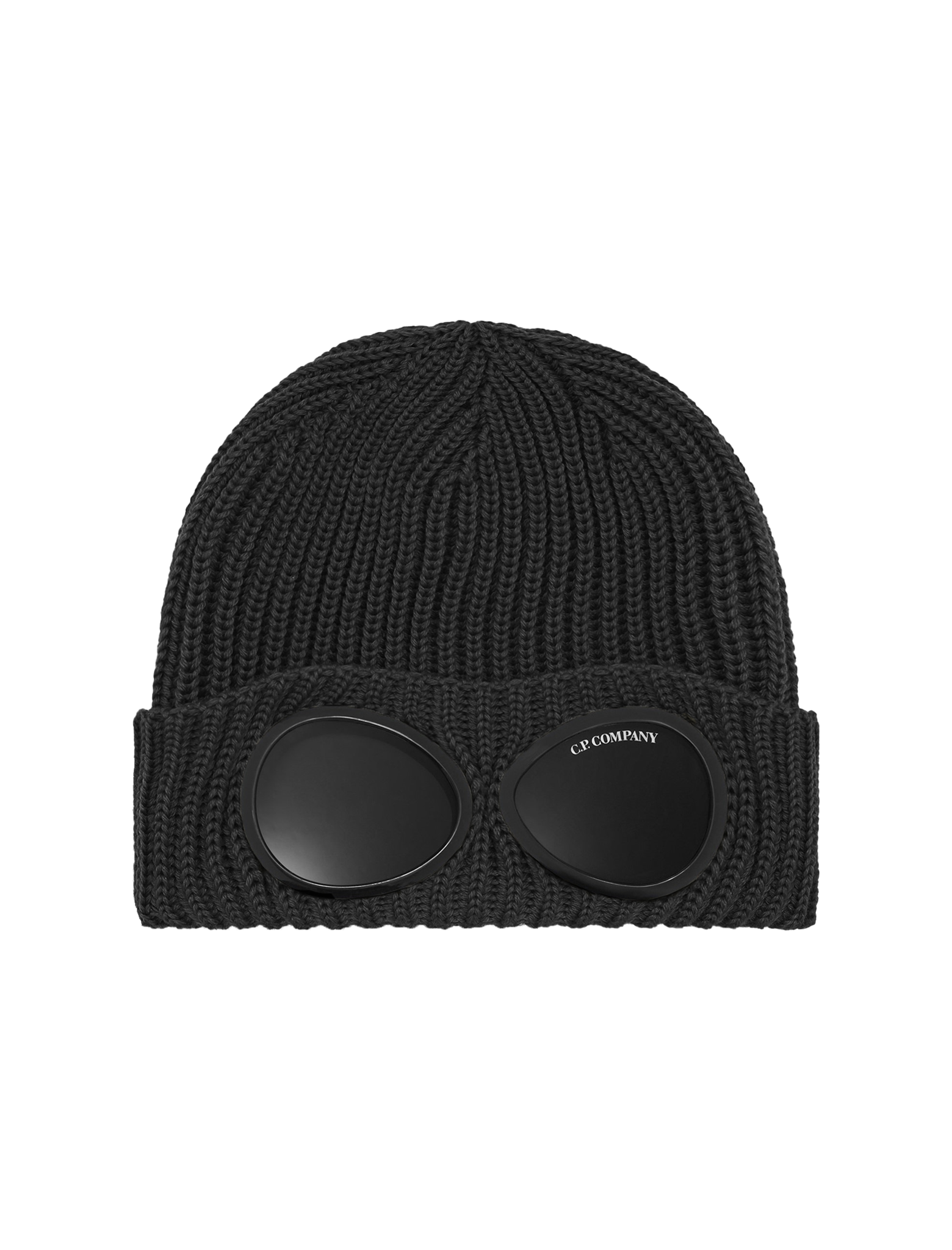 Merino wool goggle beanie hat