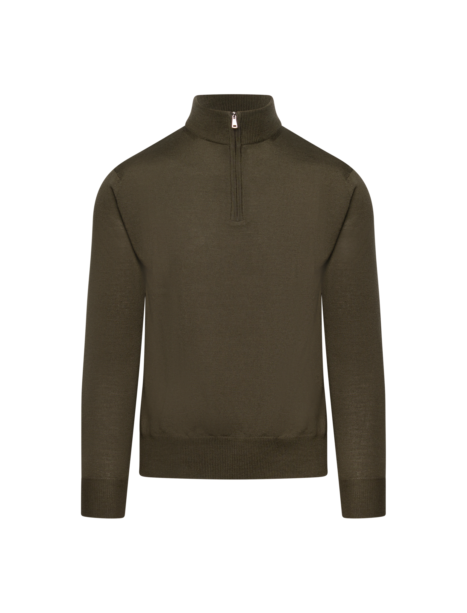 Merino wool half zip sweater