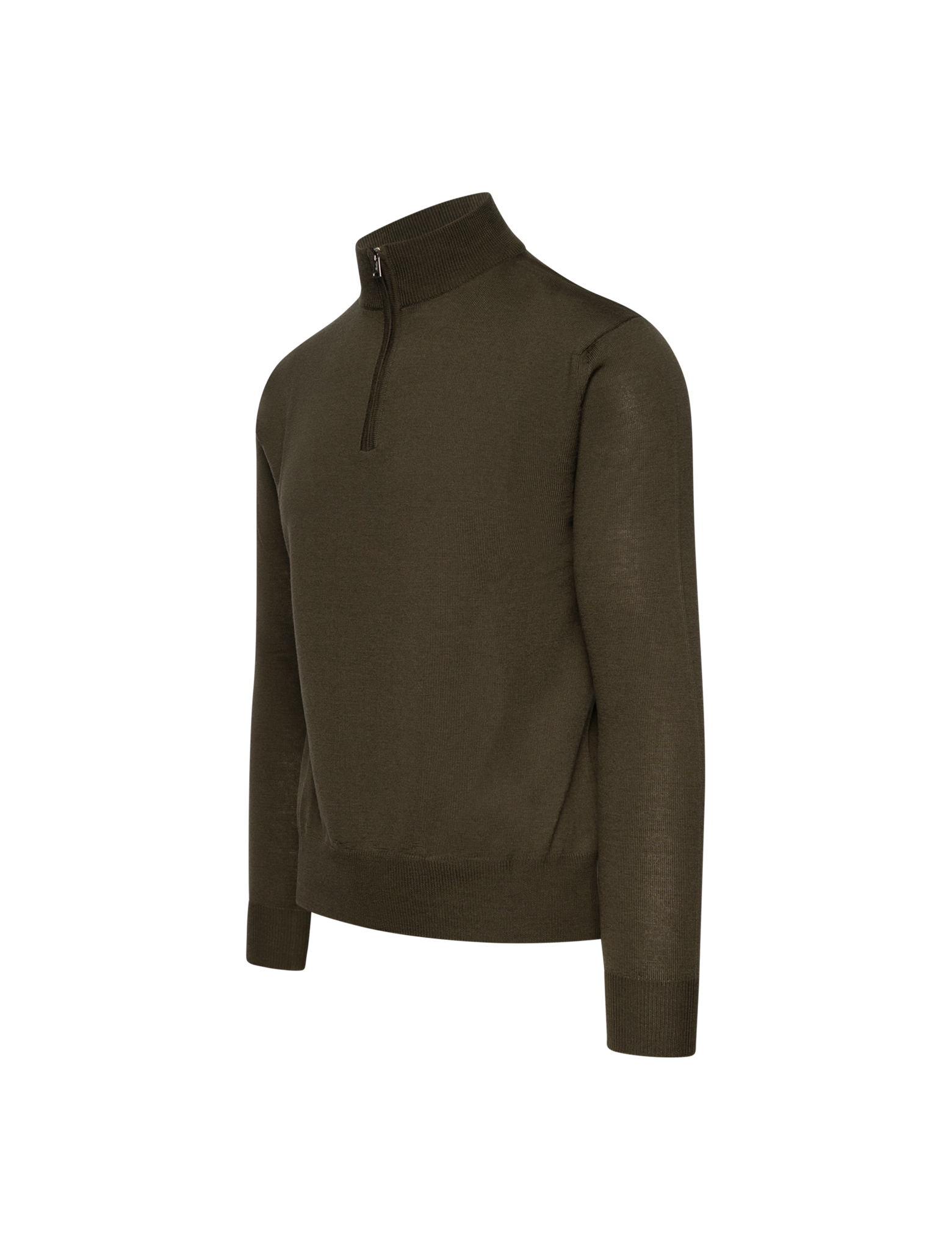 Merino wool half zip sweater