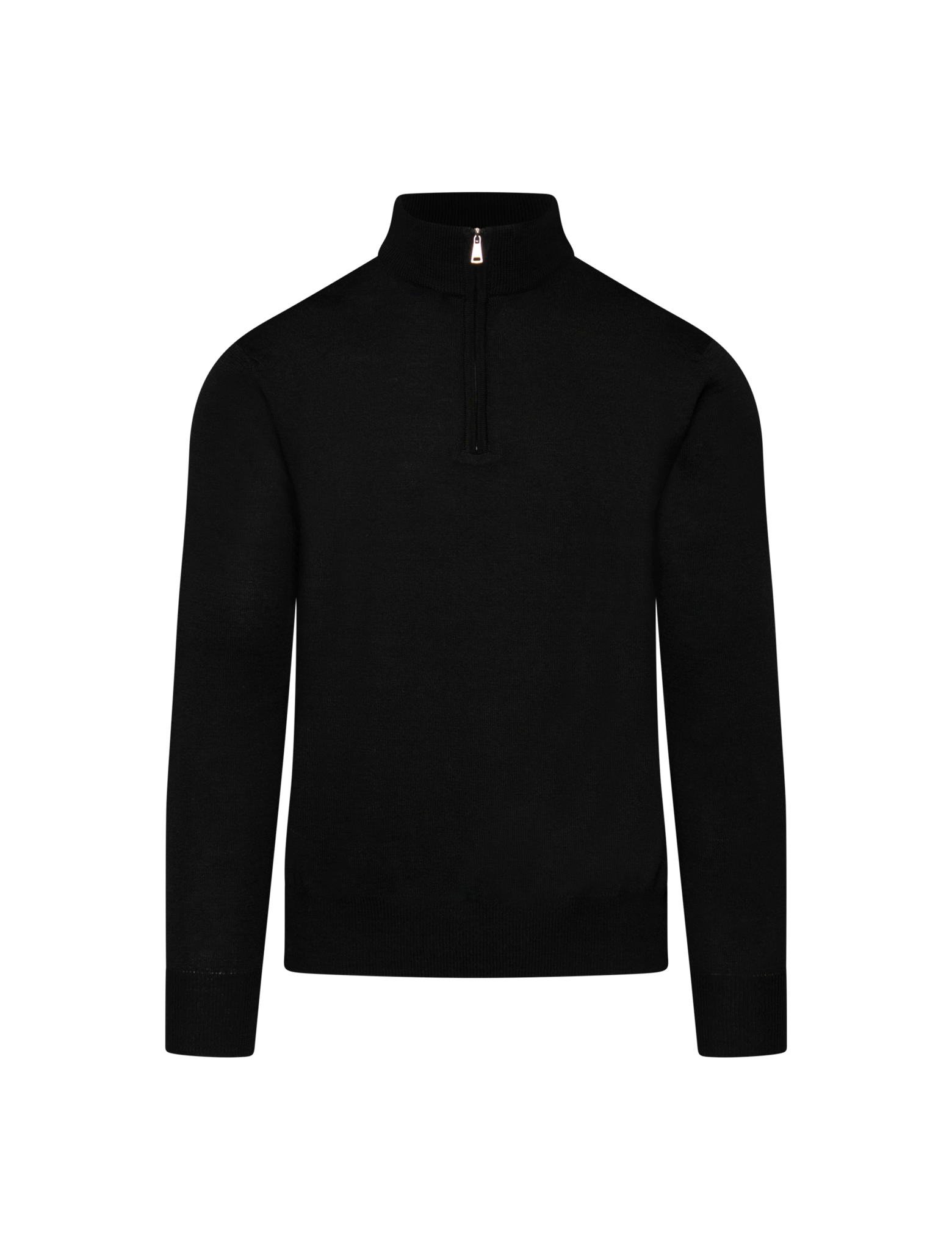Merino wool half zip sweater