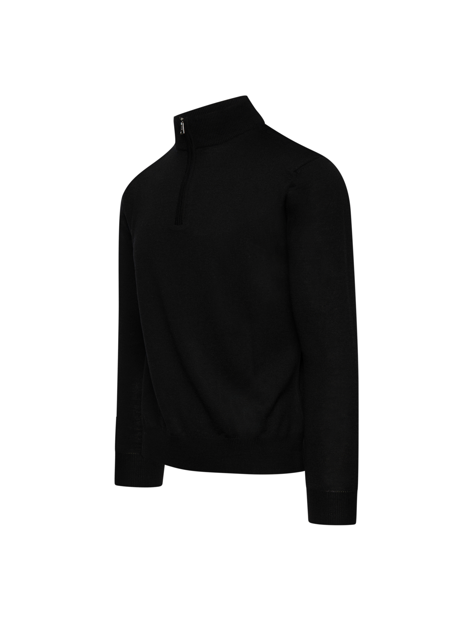 Merino wool half zip sweater