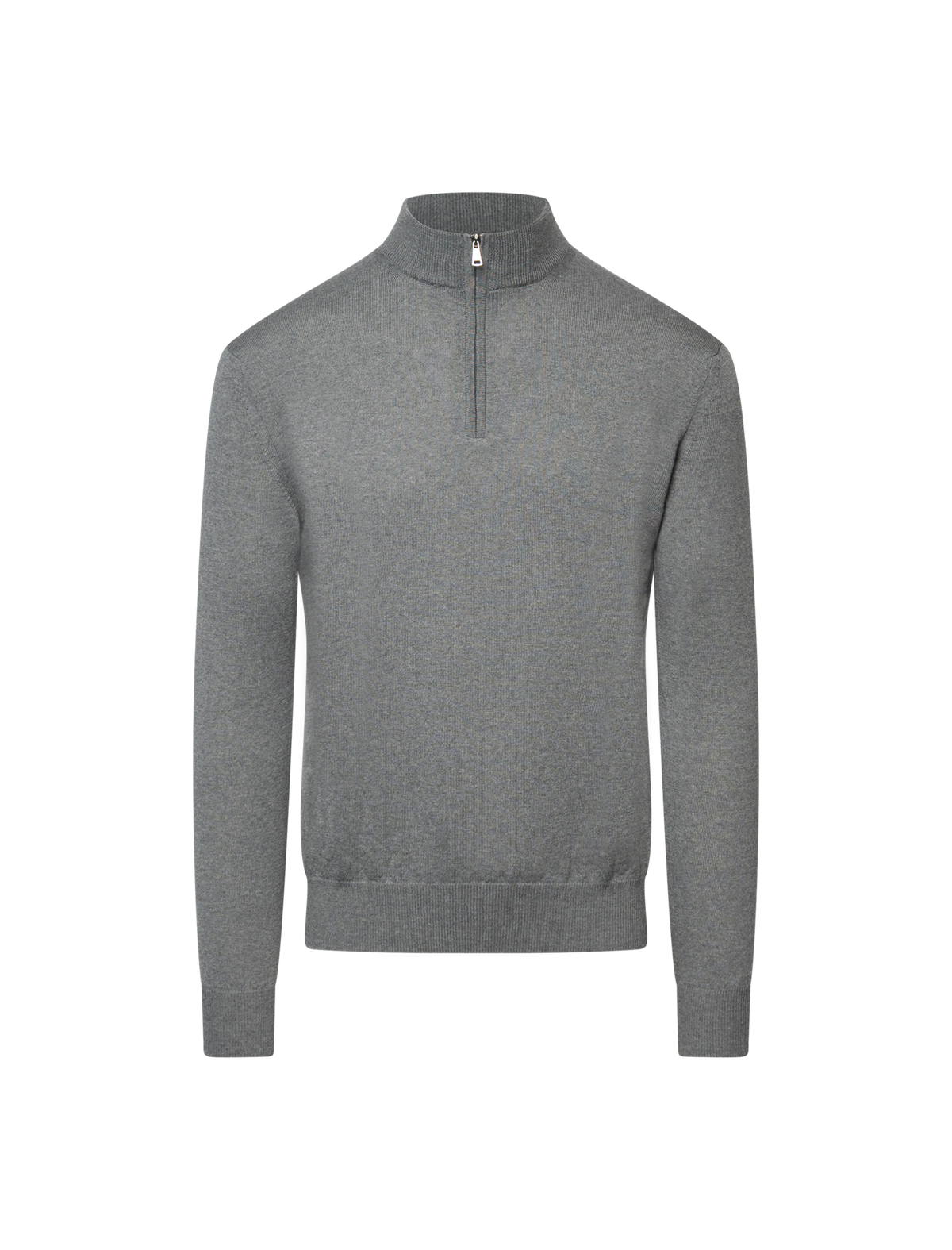 Merino wool half zip sweater