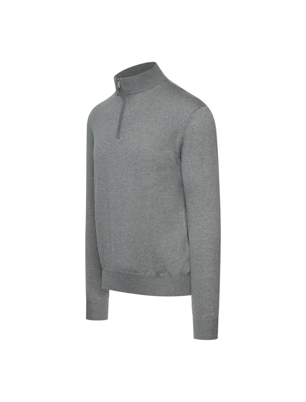 Merino wool half zip sweater