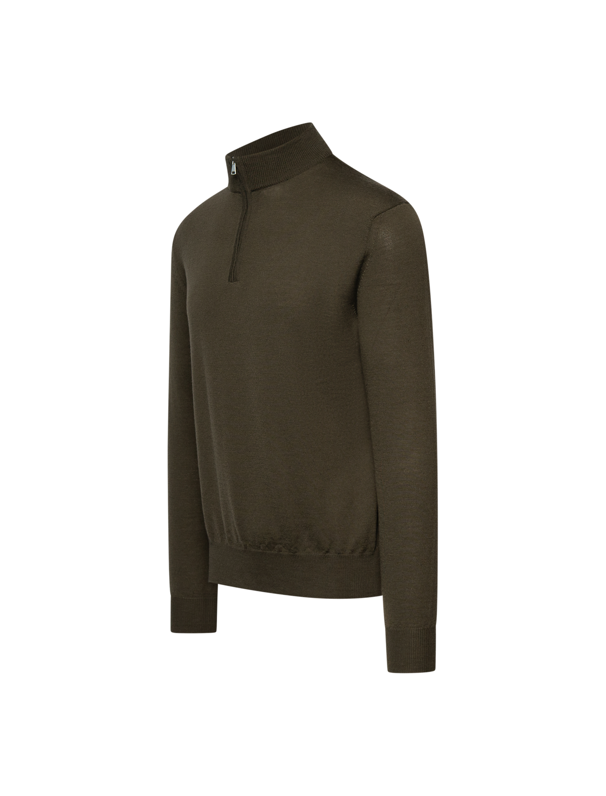 Merino wool half zip sweater