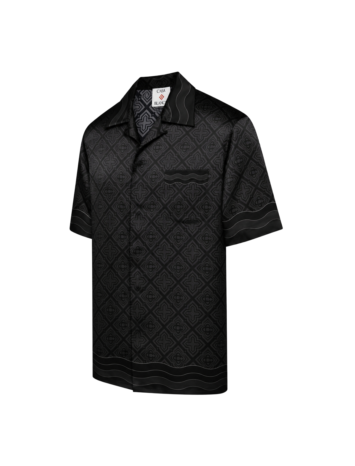 Monogram Silk Satin shirt