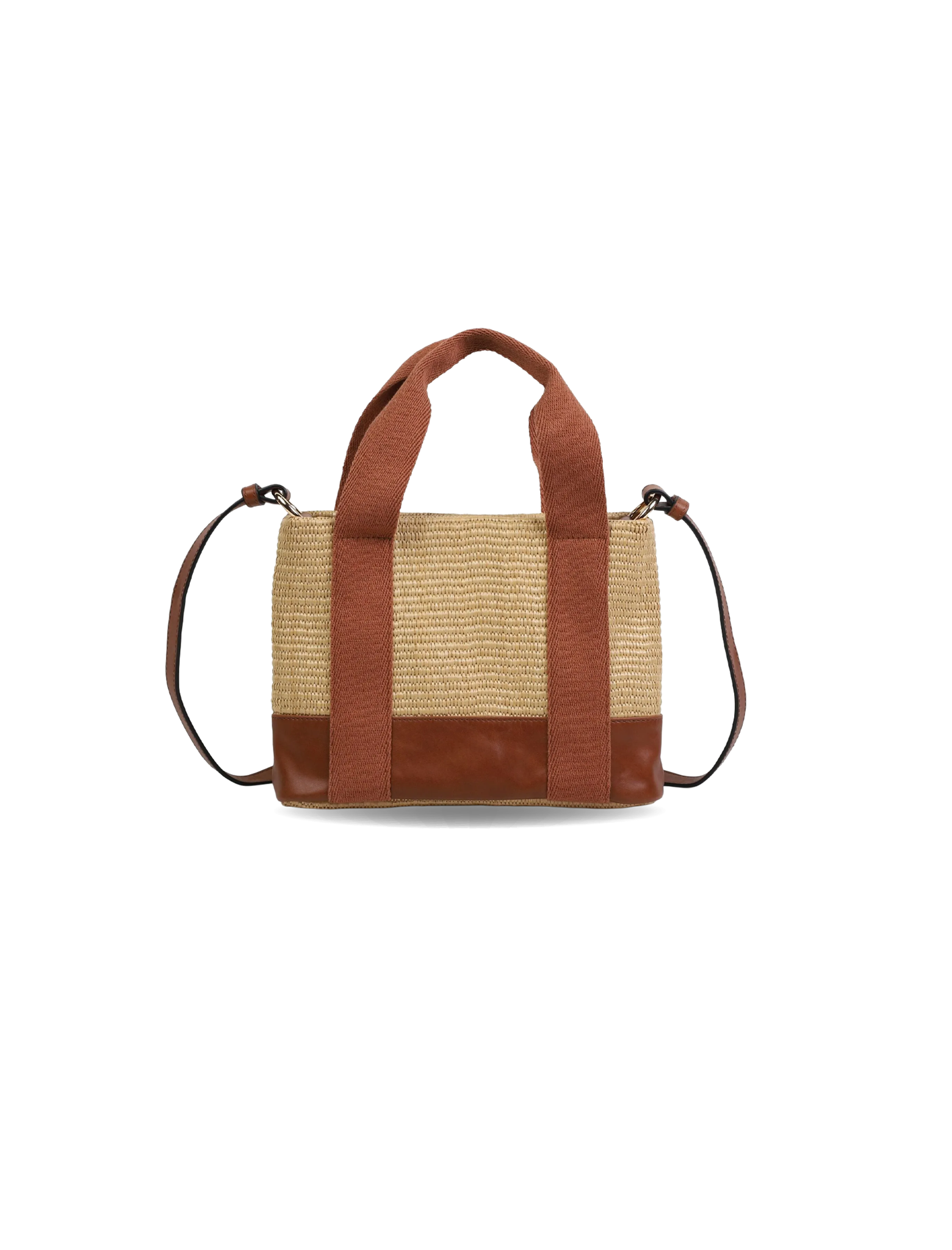 Natural fibres shoulder bag