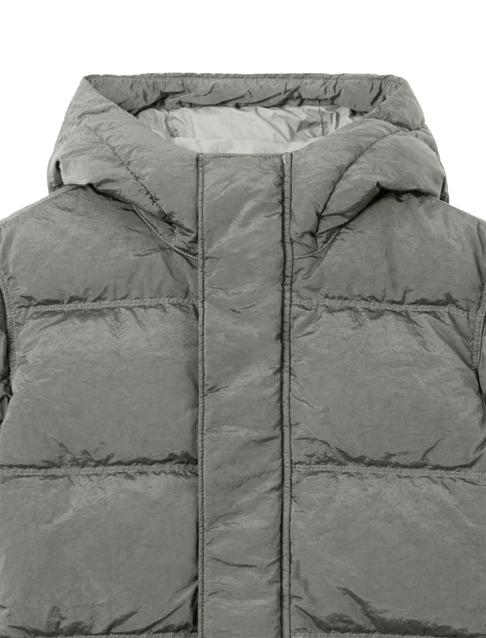Nylon Econyl parka down jacket