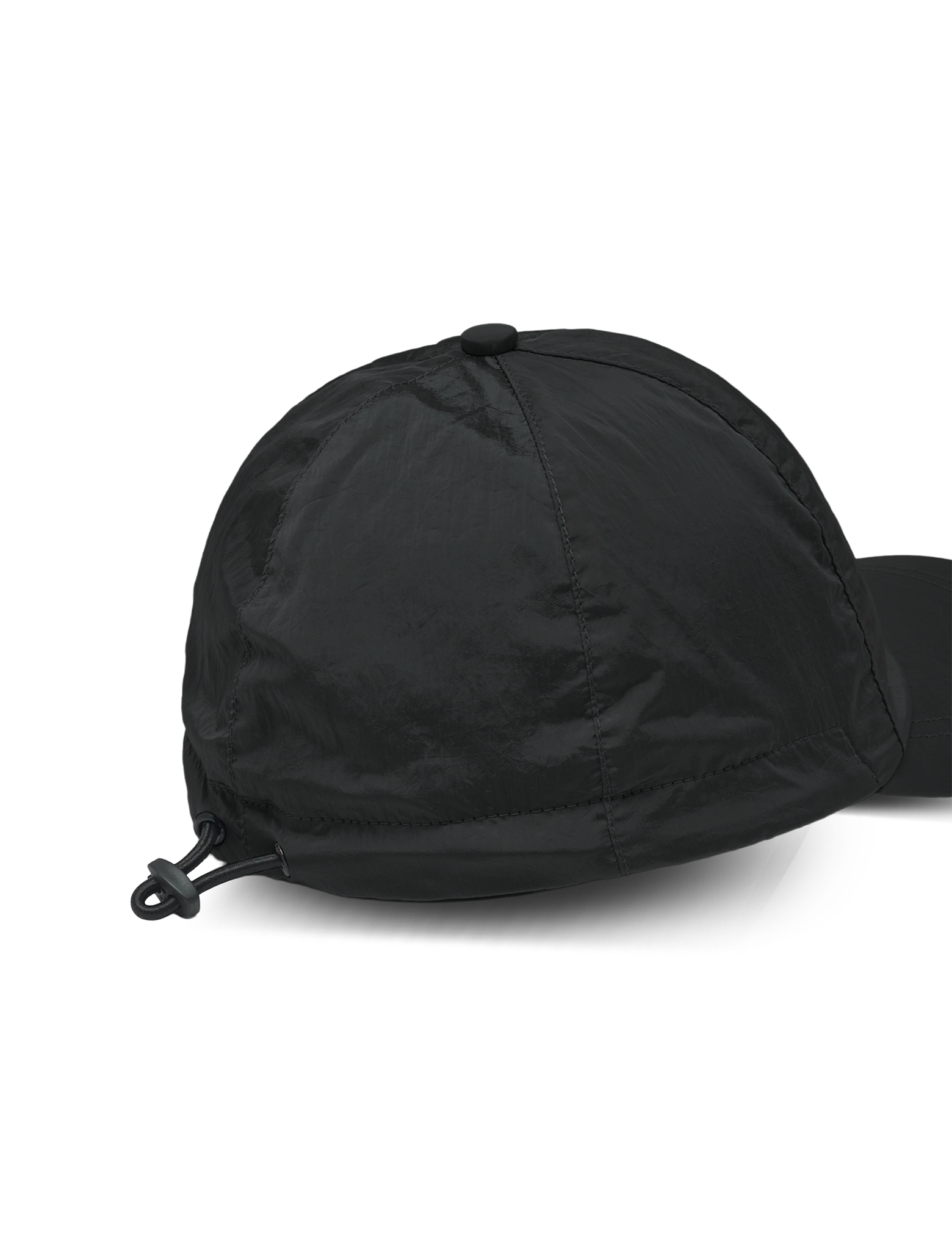 Nylon metal logo baseball cap