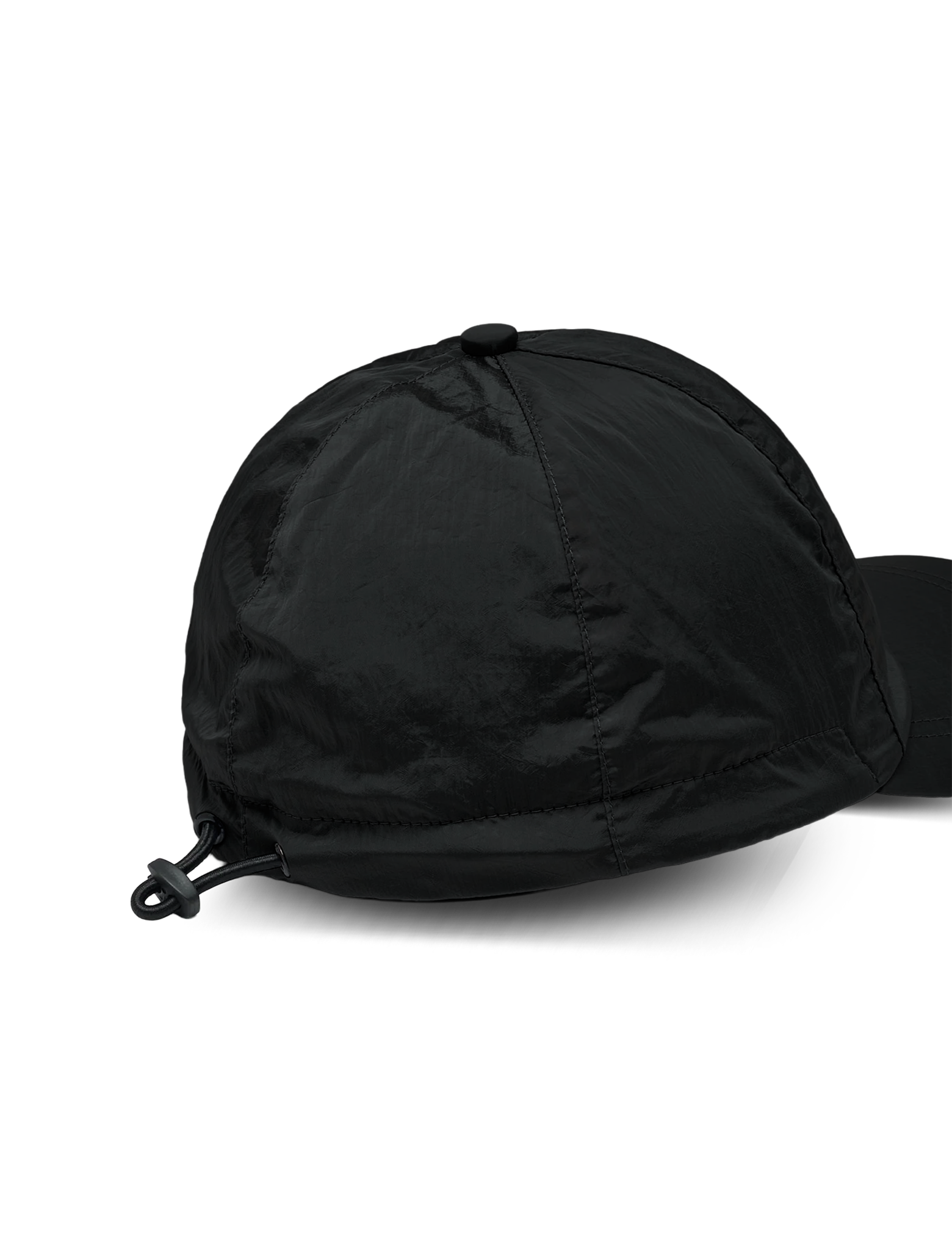 Nylon metal logo baseball cap