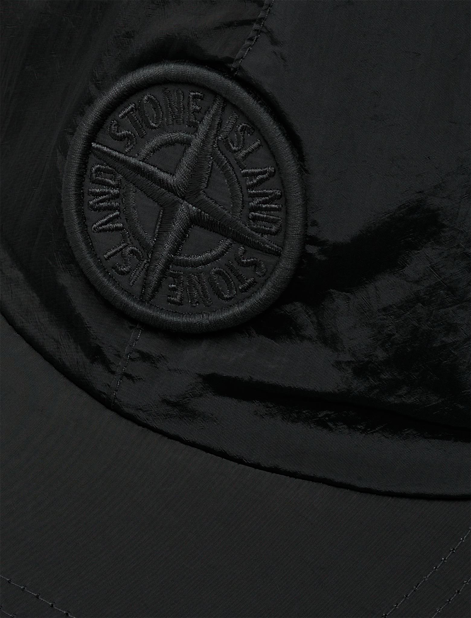 Nylon metal logo baseball cap