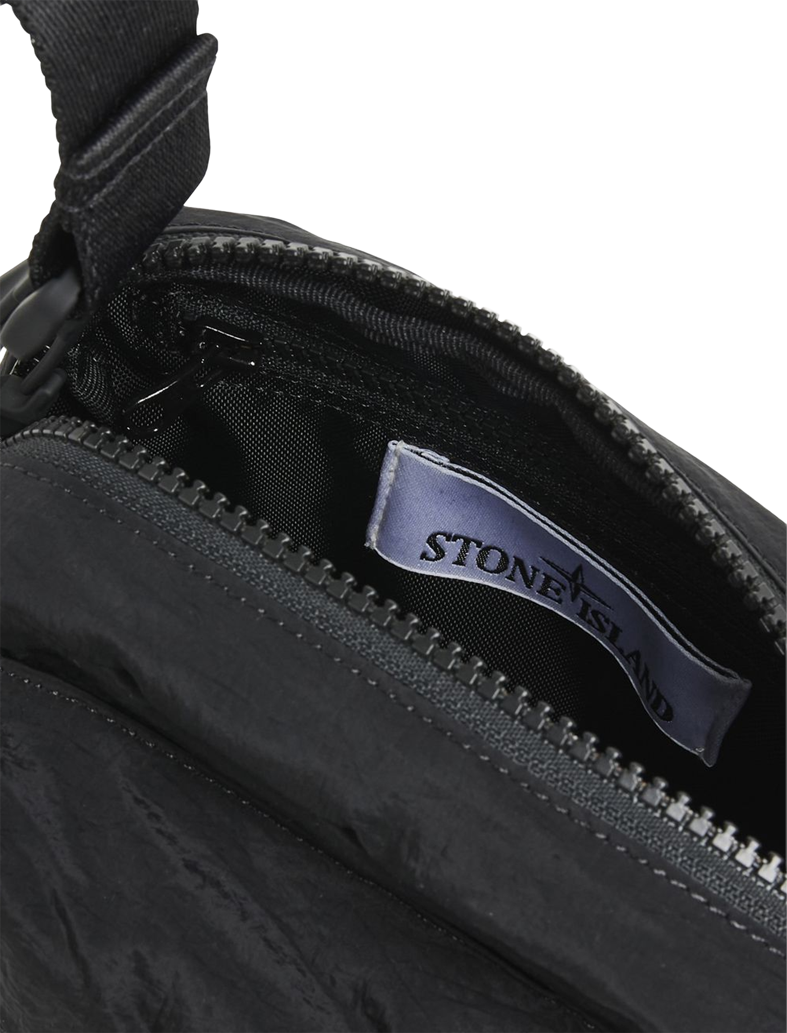 Nylon metal shoulder bag