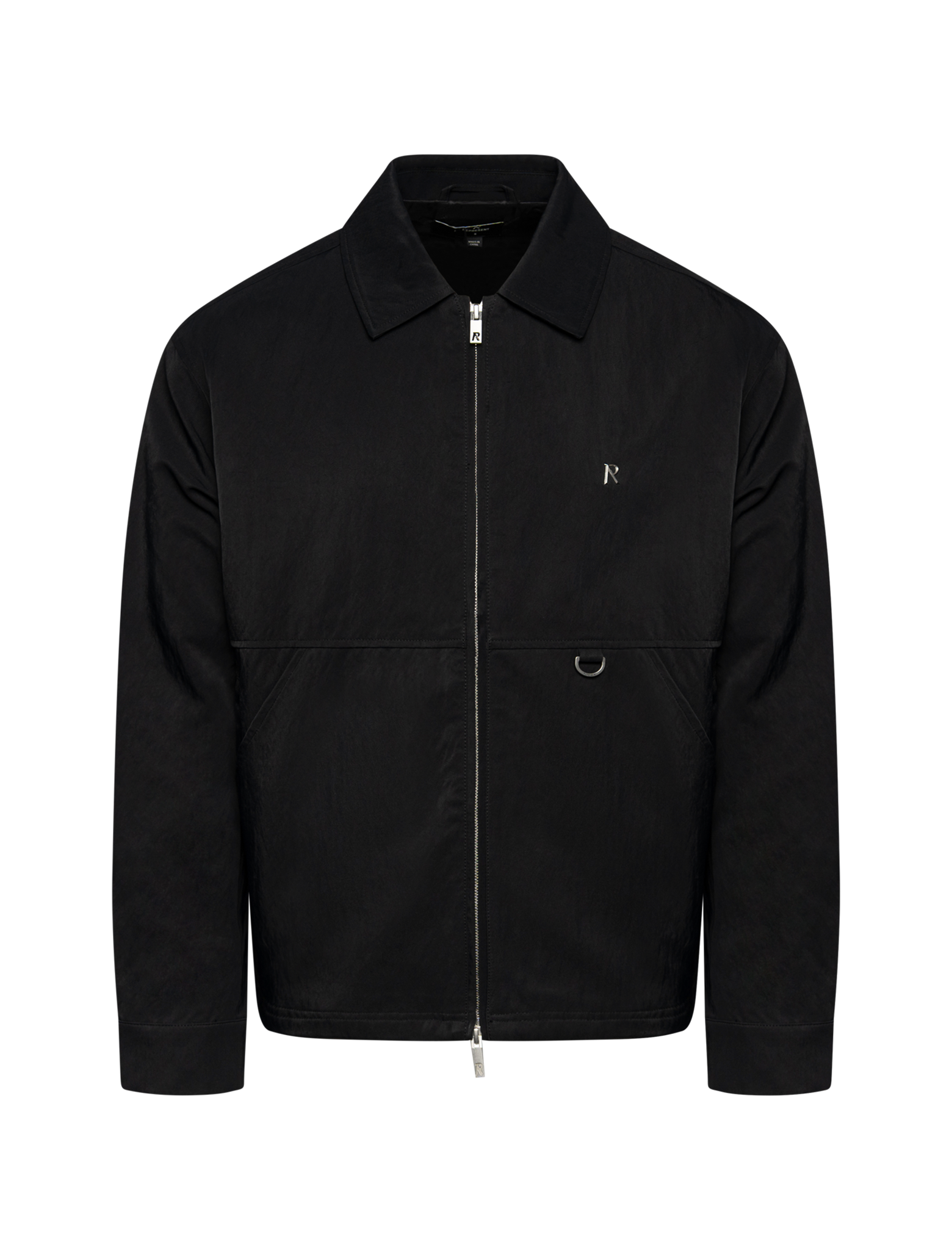 Nylon zipped overshirt