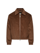 Gepolsterte Cord-Samtjacke