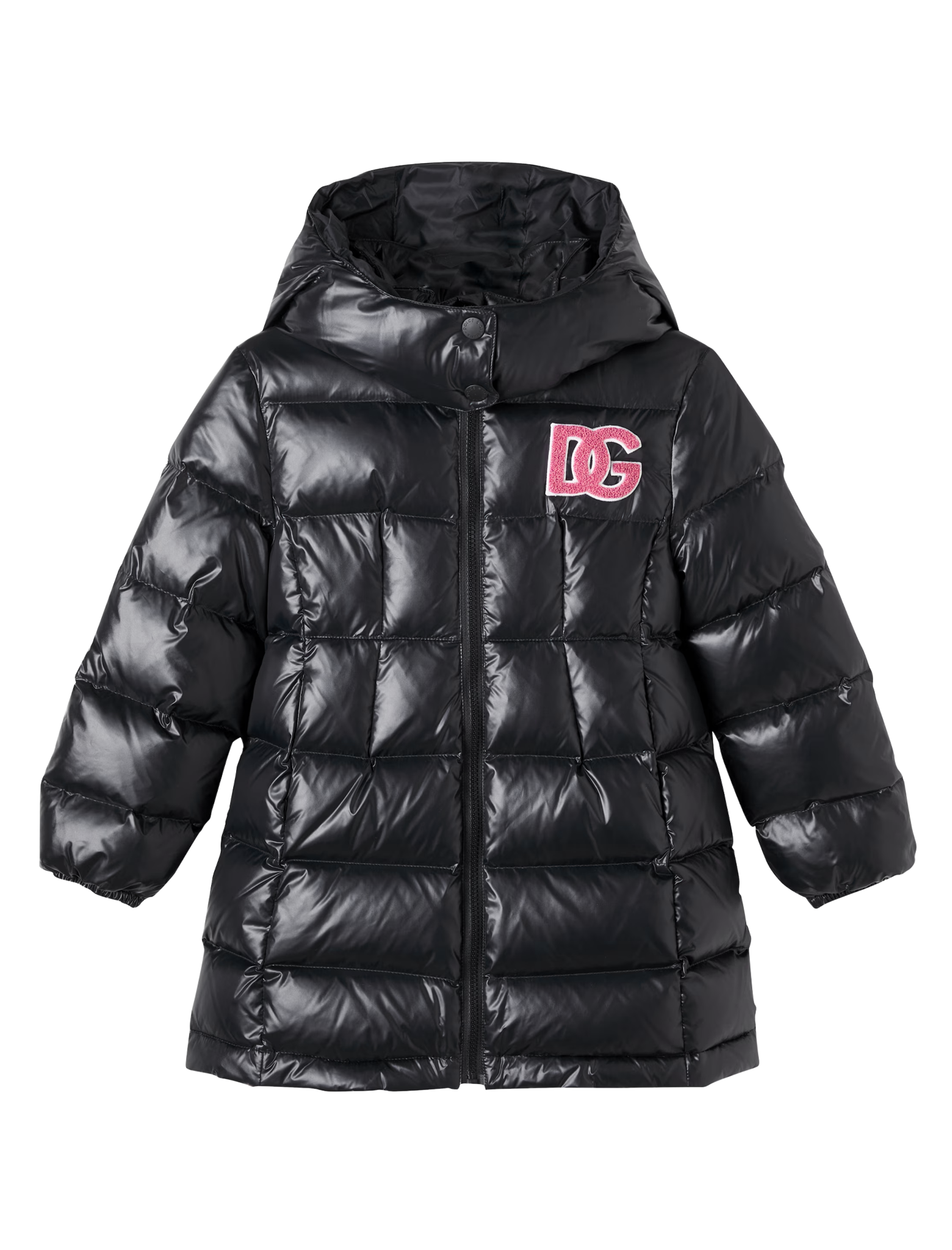 Padded down parka jacket