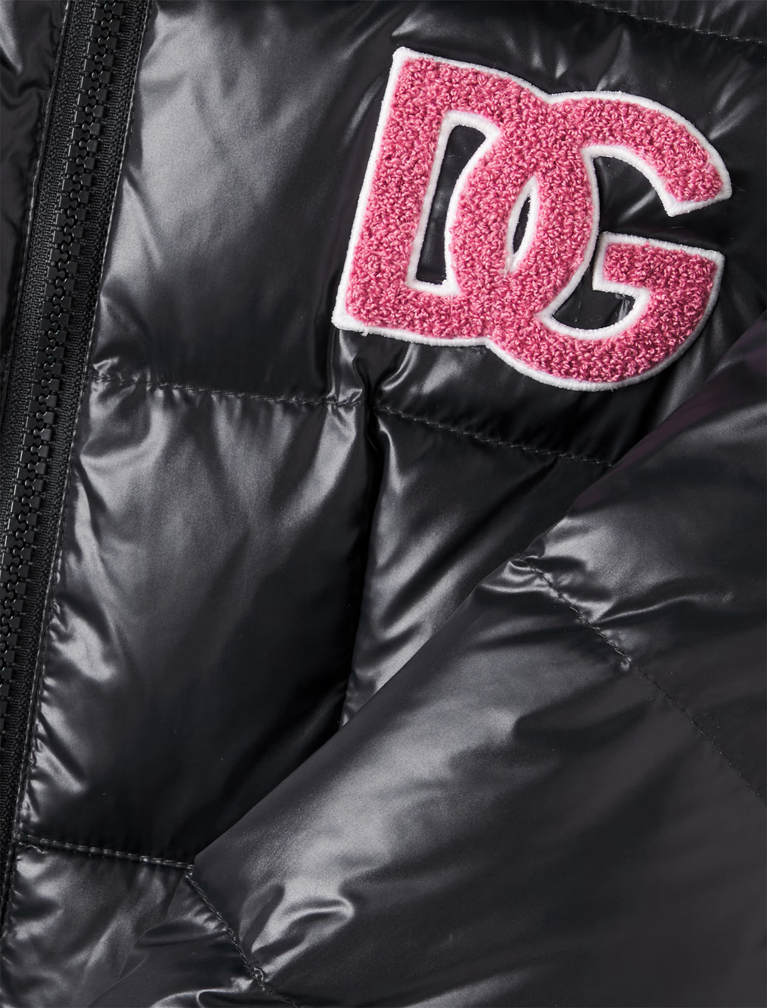 Padded down parka jacket