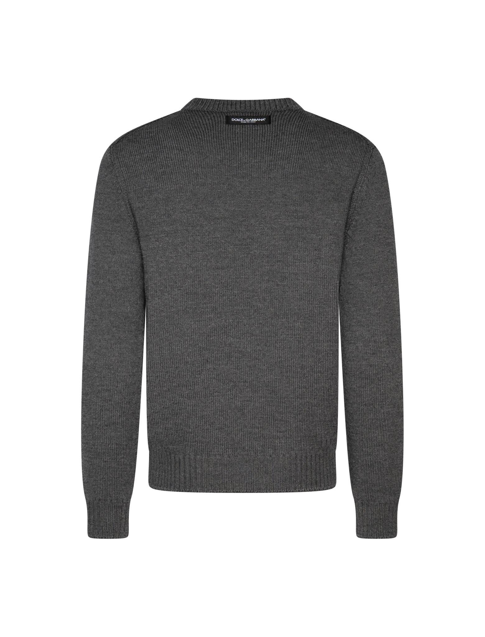 Patch label wool knitwear
