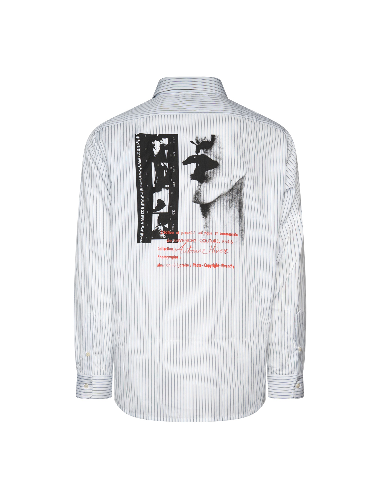 Photographic poplin shirt