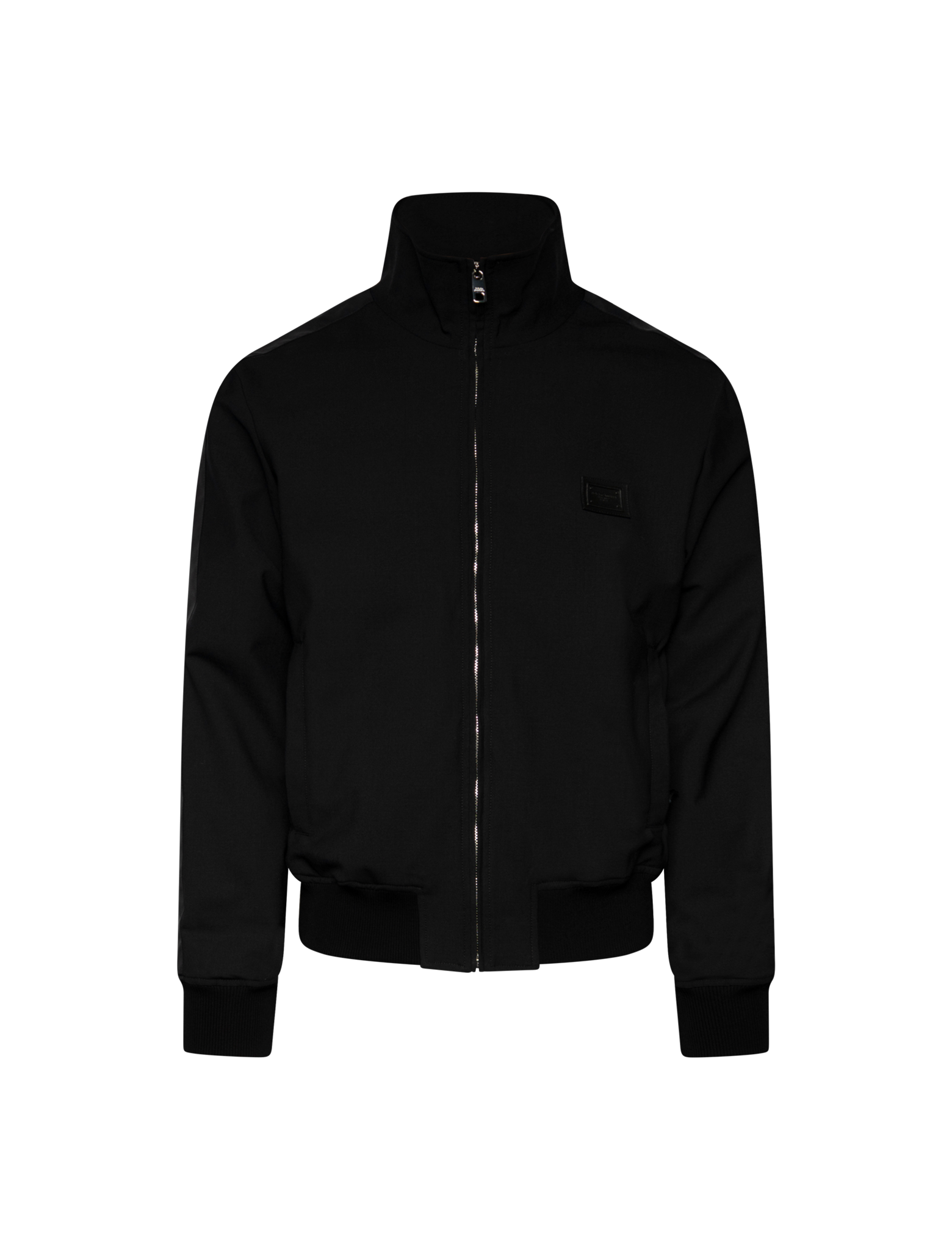 Plaque wool canvas jacket