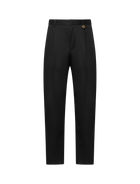 Poplin straight pantalon