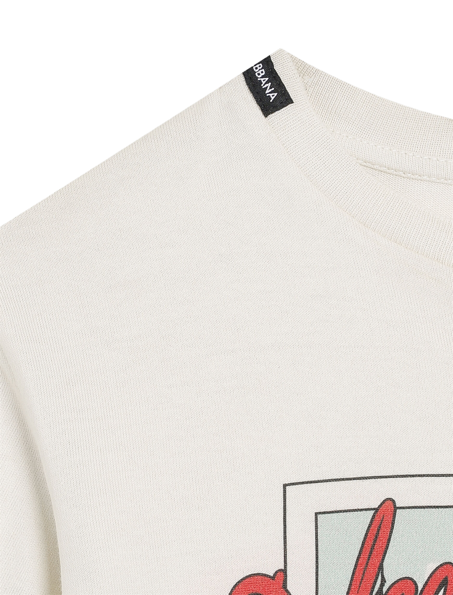 Postcard print jersey t-shirt