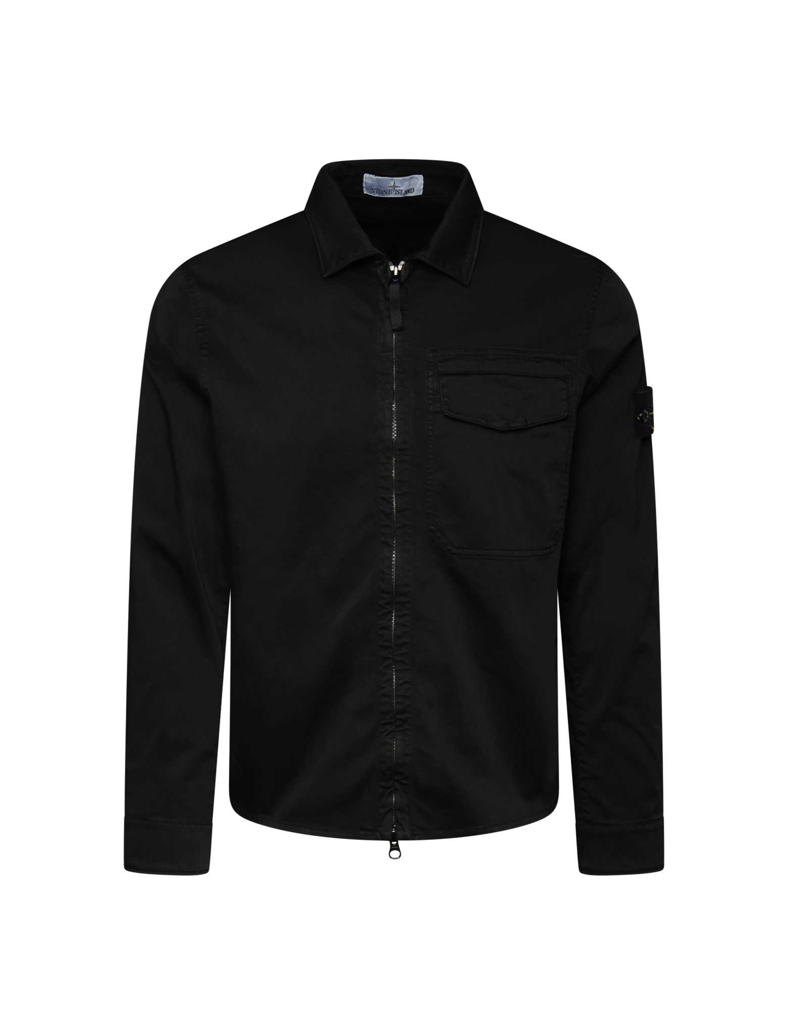 Regular fit badge overshirt