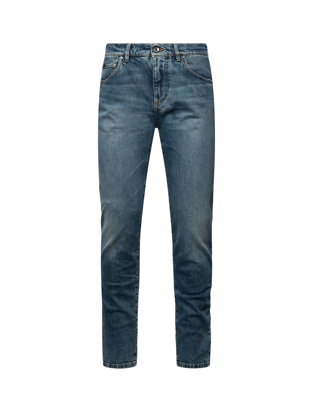 Regular fit plaque jeans