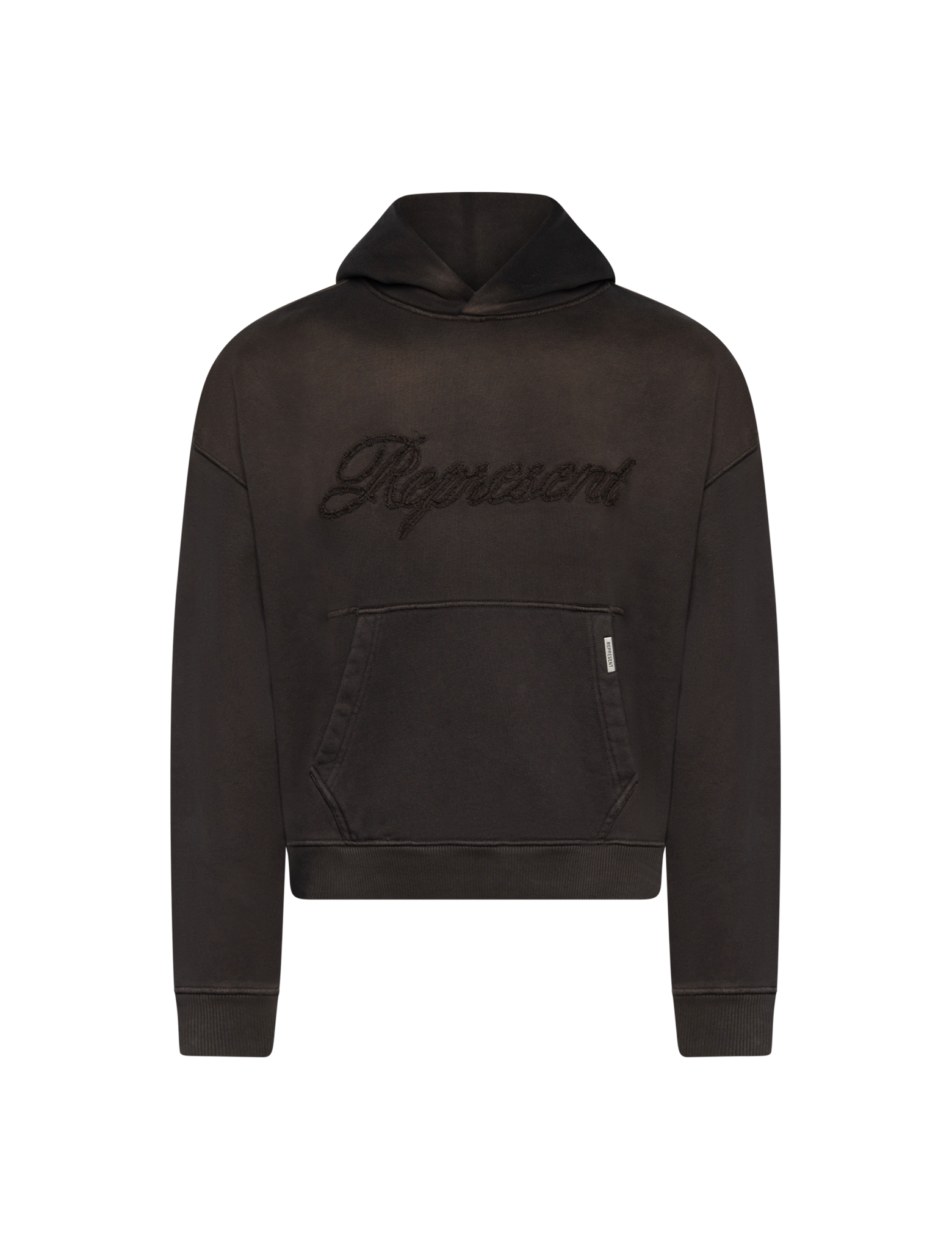 Rep Reverse applique hoodie